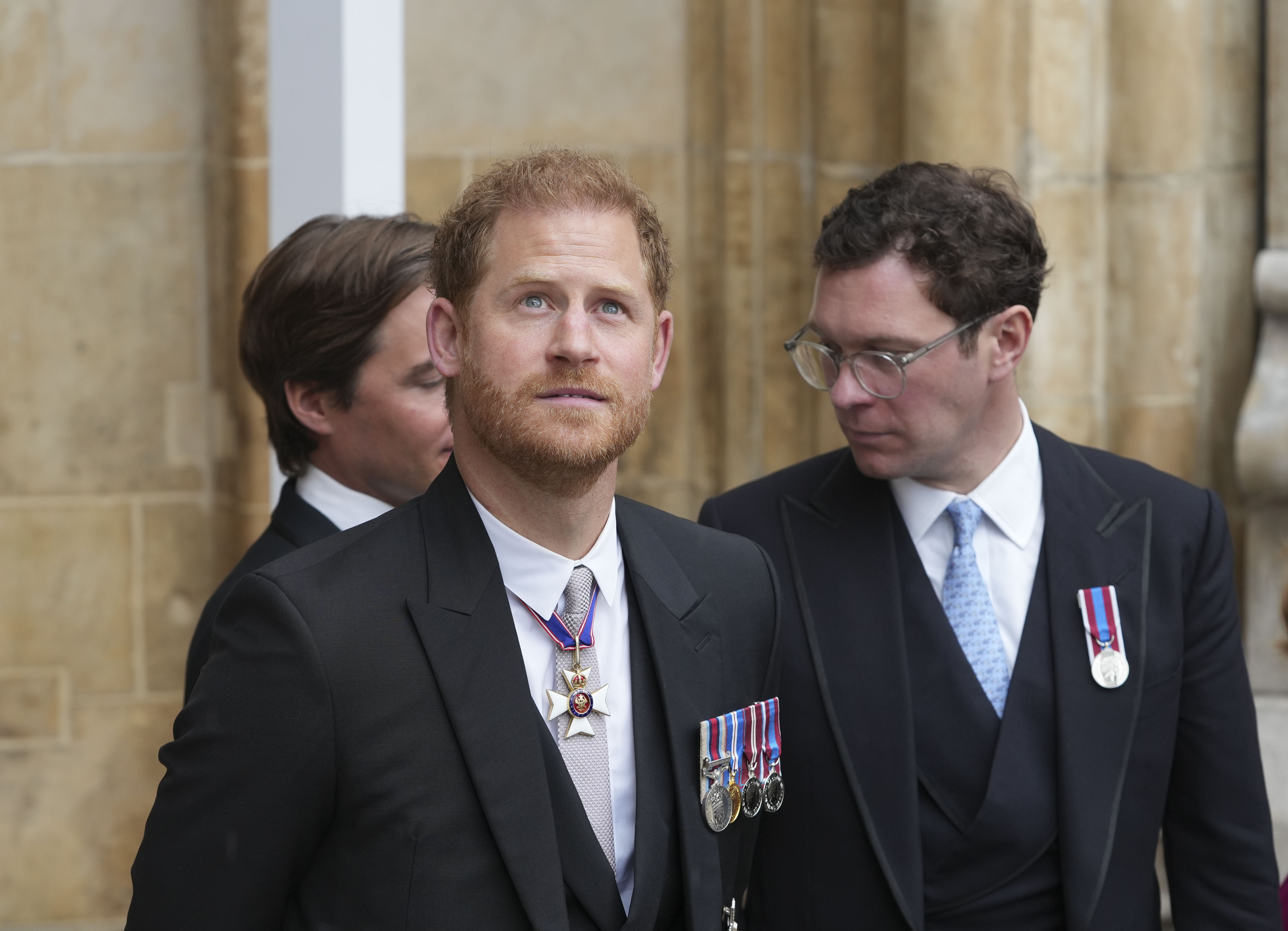 Le prince Harry et Jack Brooksbank. | Source : Getty Images