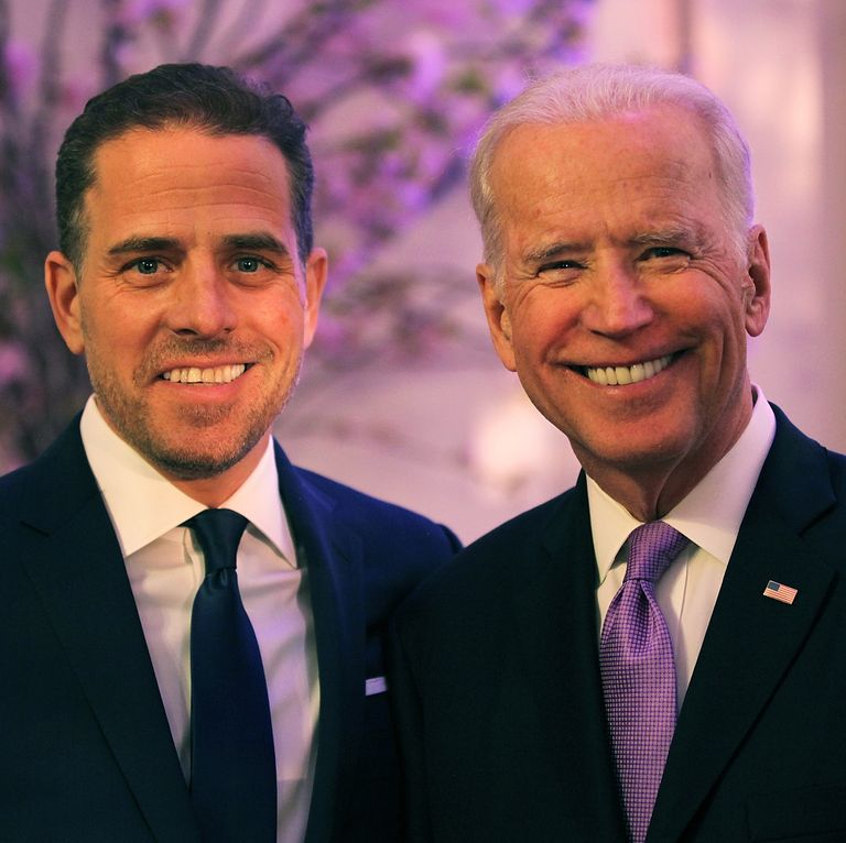 Joe Biden et son fils Hunter. l Source : Getty Images