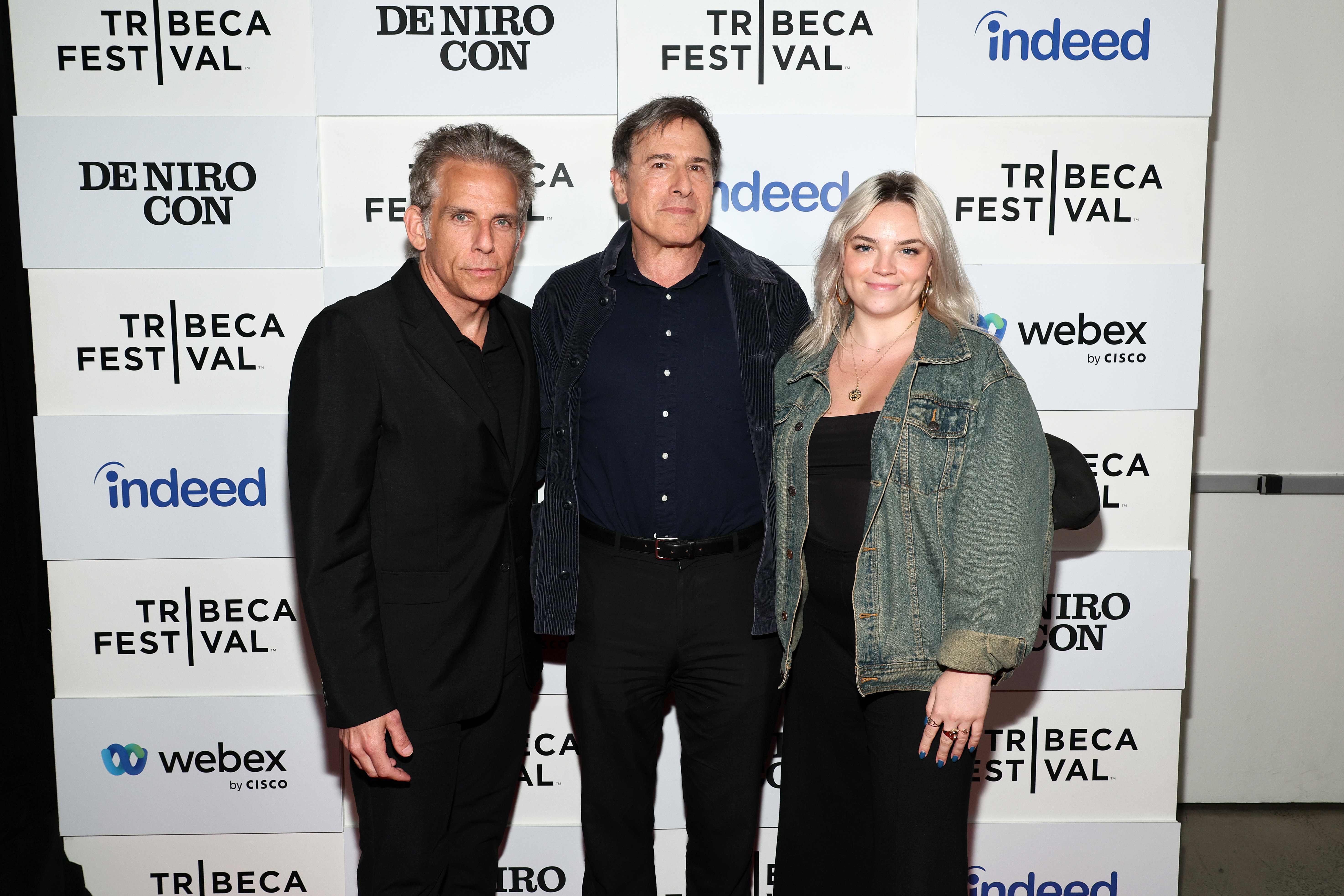 Ben Stiller, David O. Russell et Ella Stiller lors de la projection de "Silver Linings Playbook" dans le cadre du 2024 Tribeca Festival aux Spring Studios le 14 juin 2024 à New York | Source : Getty Images