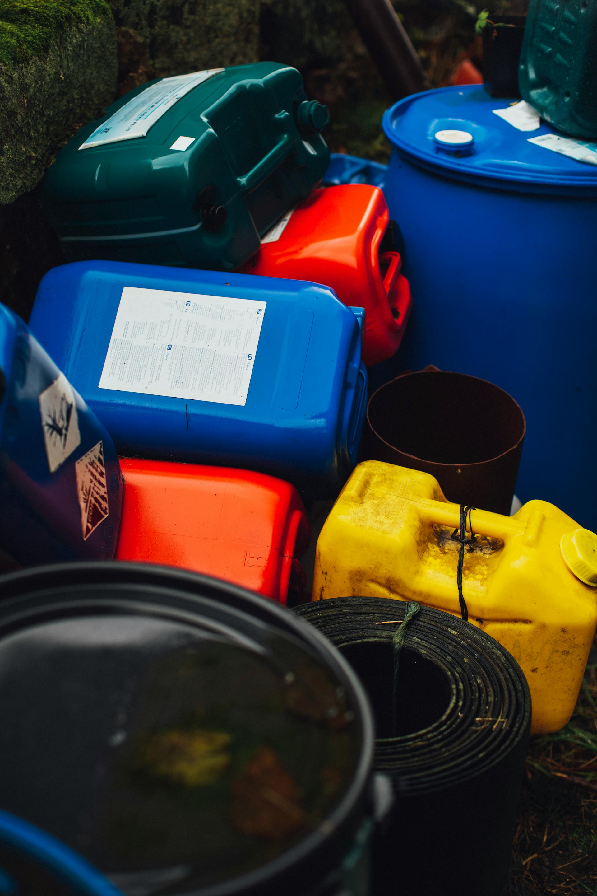 Many plastic containers | Source: Unsplash