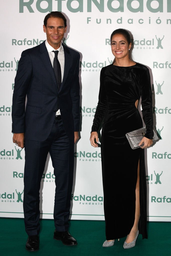Rafael Nadal et Maria Francisca Perello ont assisté à la célébration du 10e anniversaire de la Fondation Rafa Nadal qui s'est tenue au consulat d'Italie le 18 novembre 2021 à Madrid, Espagne. І Source : Getty Images