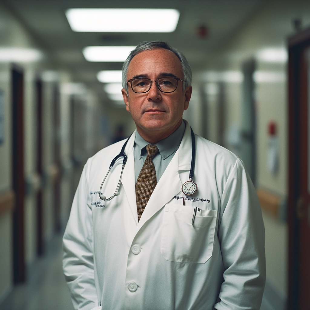 Un médecin dans un hôpital | Source : Midjourney