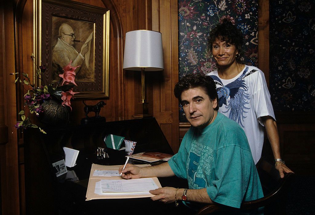 Serge Lama et sa femme Michèle | Photo : Getty Images