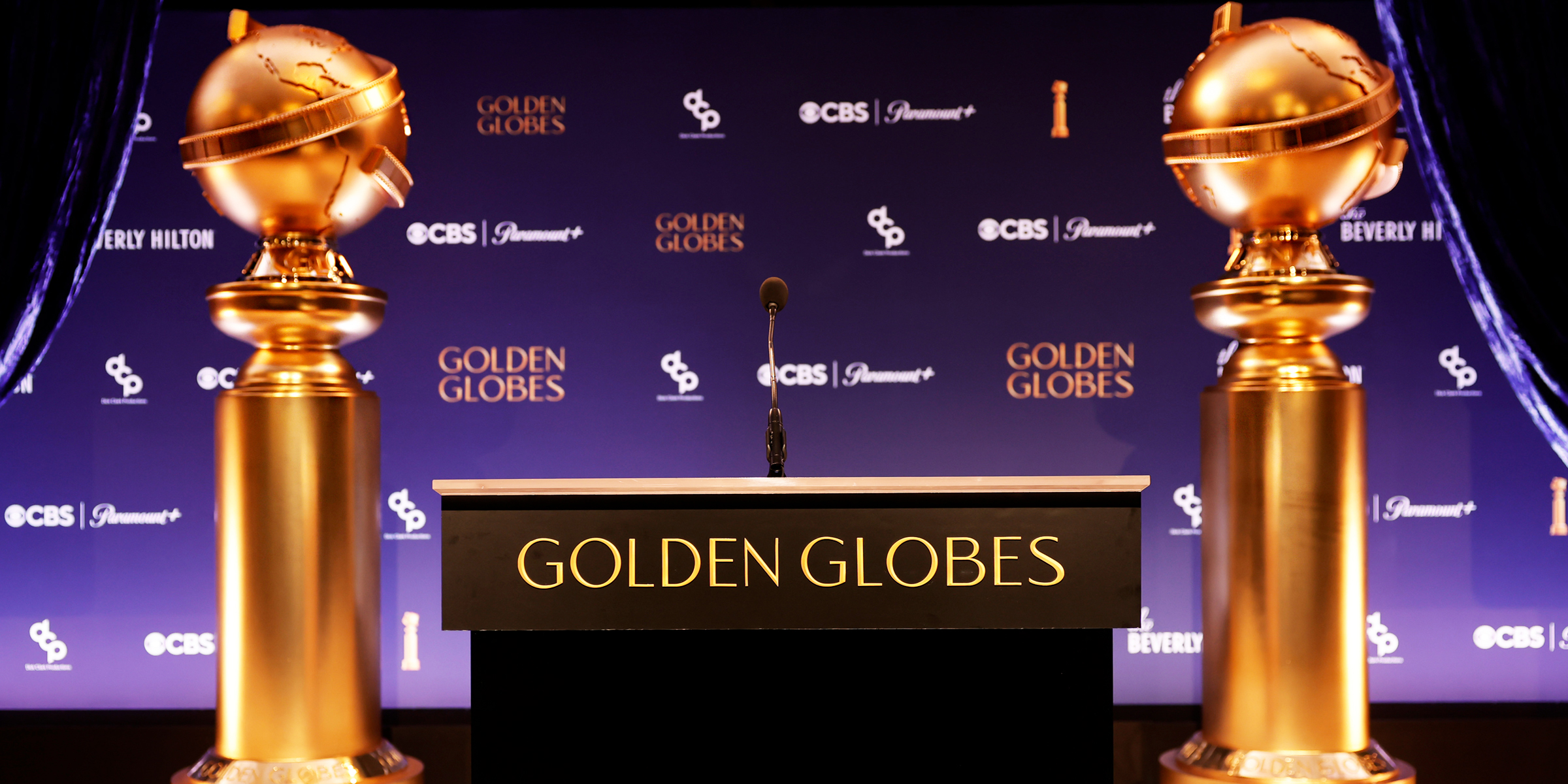 Statues des trophées des Golden Globes | Source : Getty Images