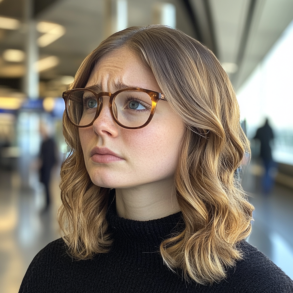 Une jeune femme bouleversée | Source : Midjourney