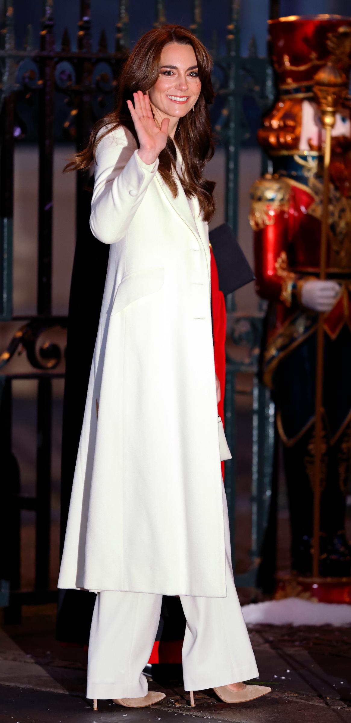 La princesse Catherine lors de la cérémonie de chants de Noël "Together At Christmas" à l'abbaye de Westminster à Londres, en Angleterre, le 8 décembre 2023 | Source : Getty Images