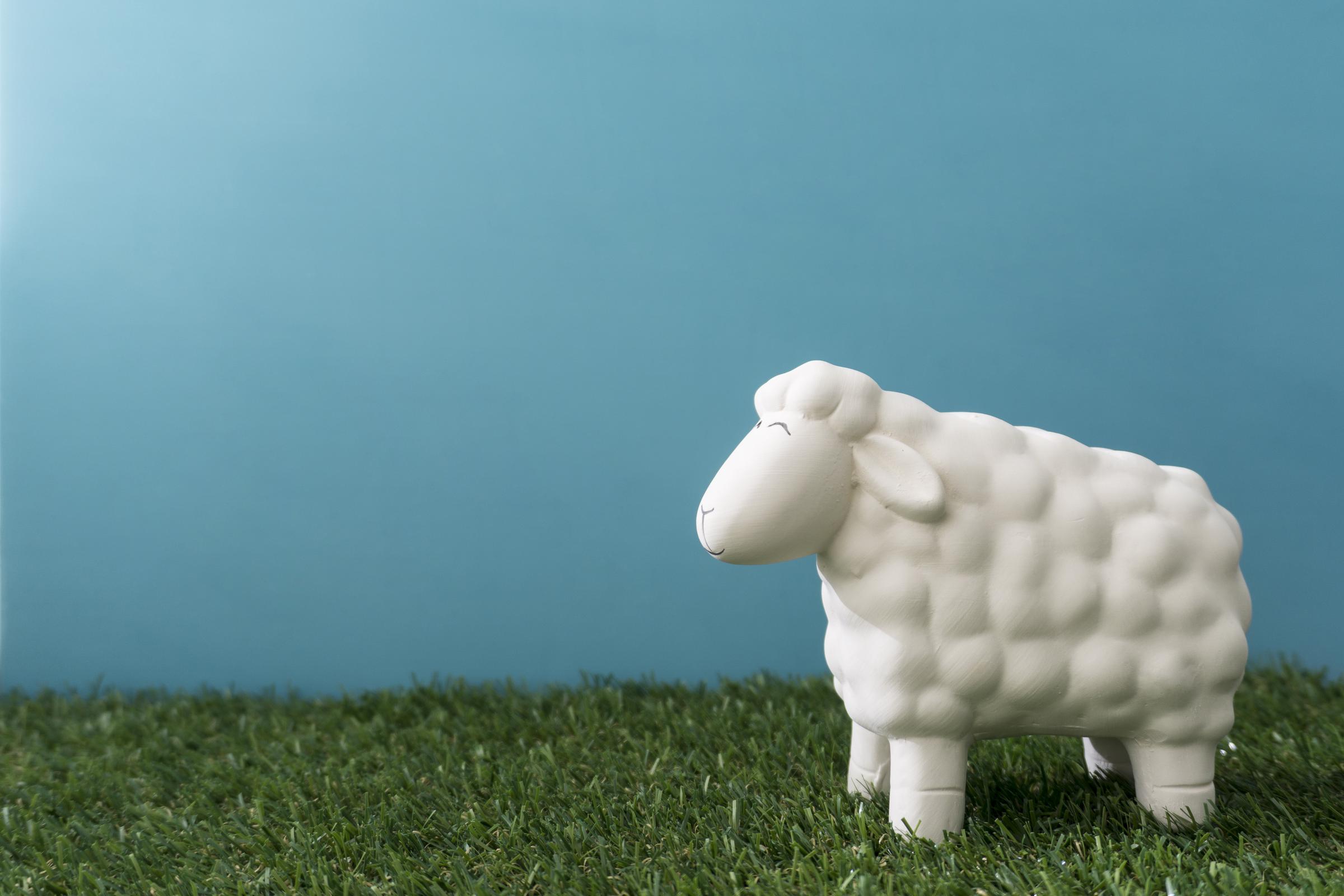 Un petit mouton en plastique | Source : Freepik