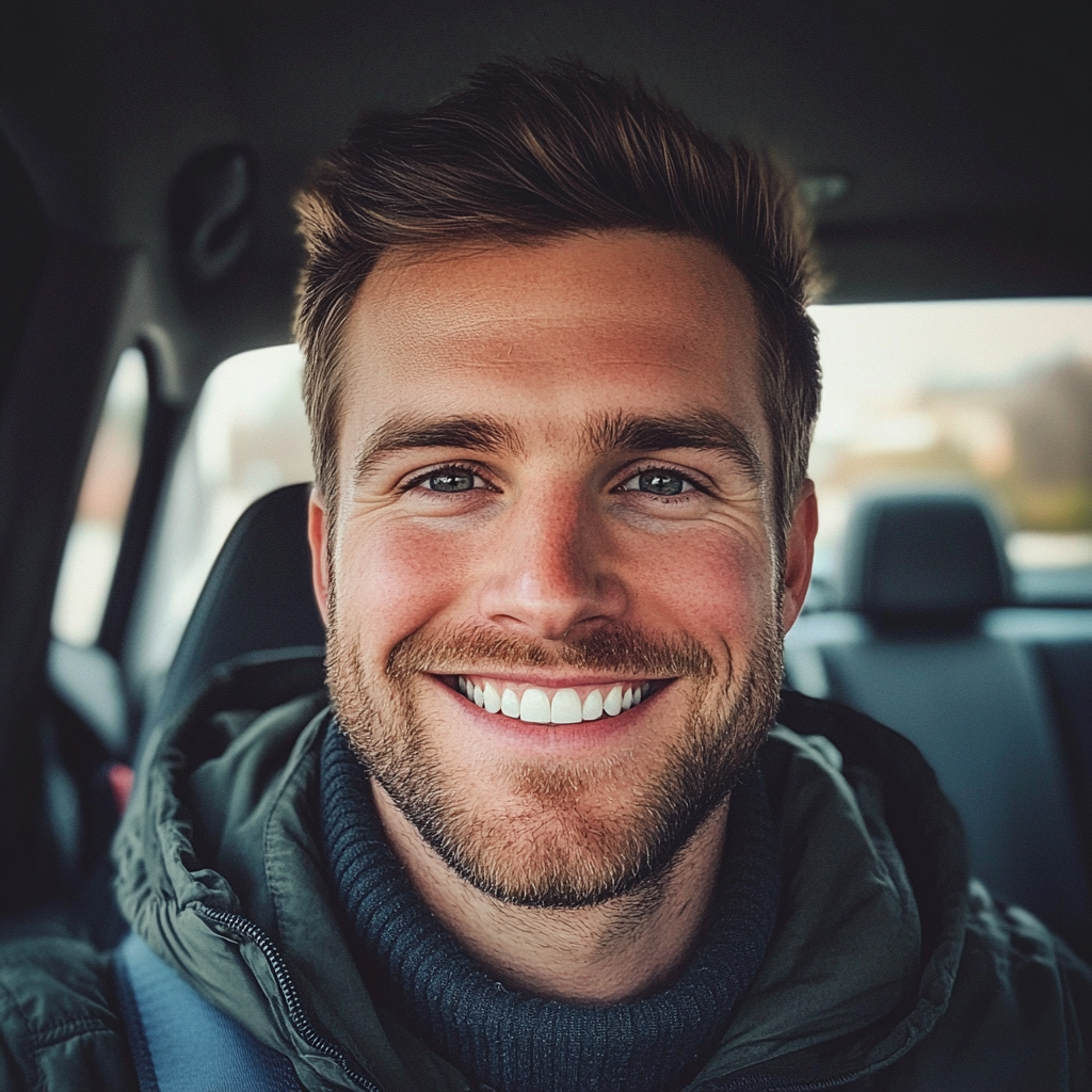 Un homme souriant | Source : Midjourney