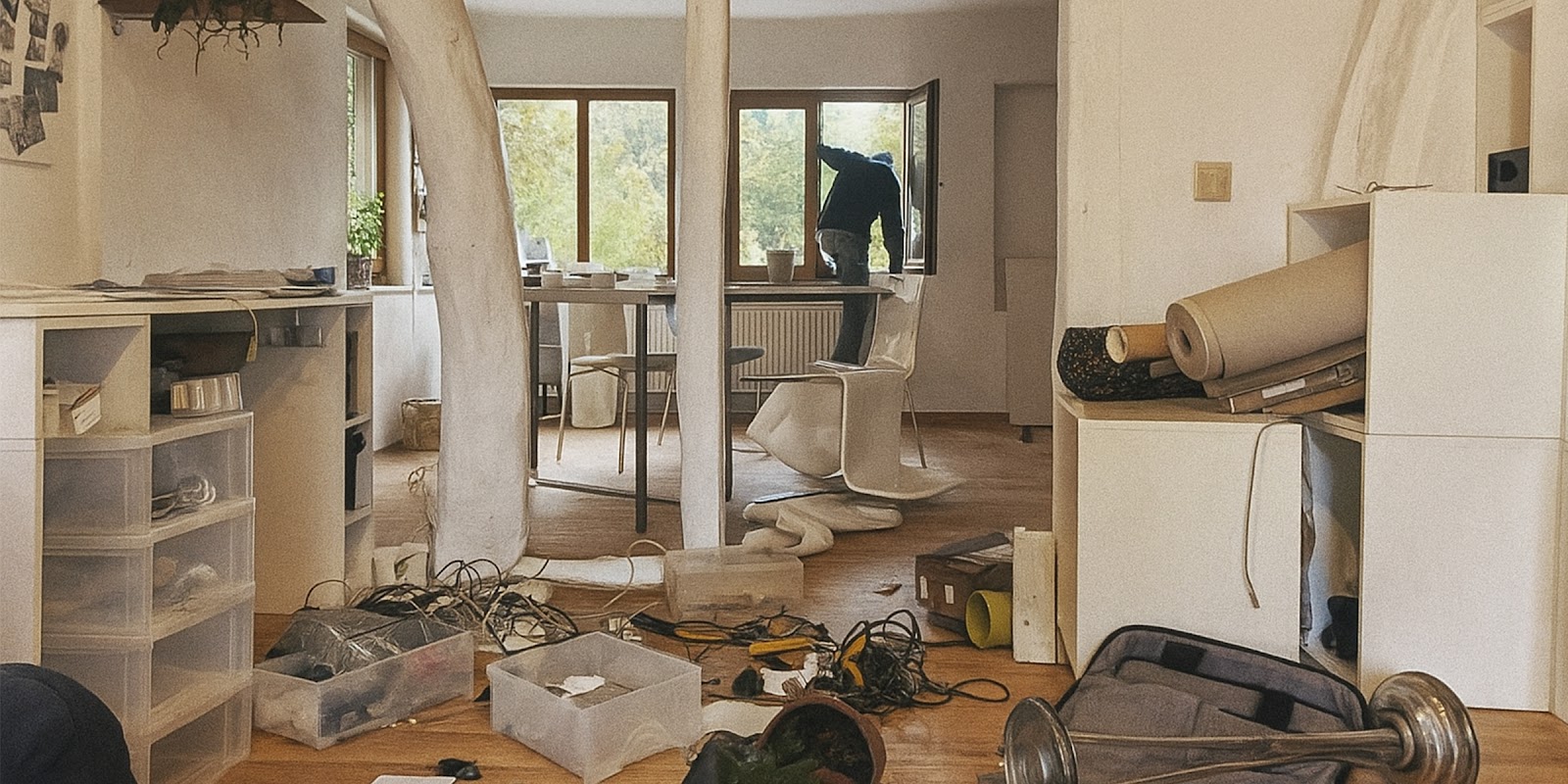 Appartement chaotique | Source : Sora
