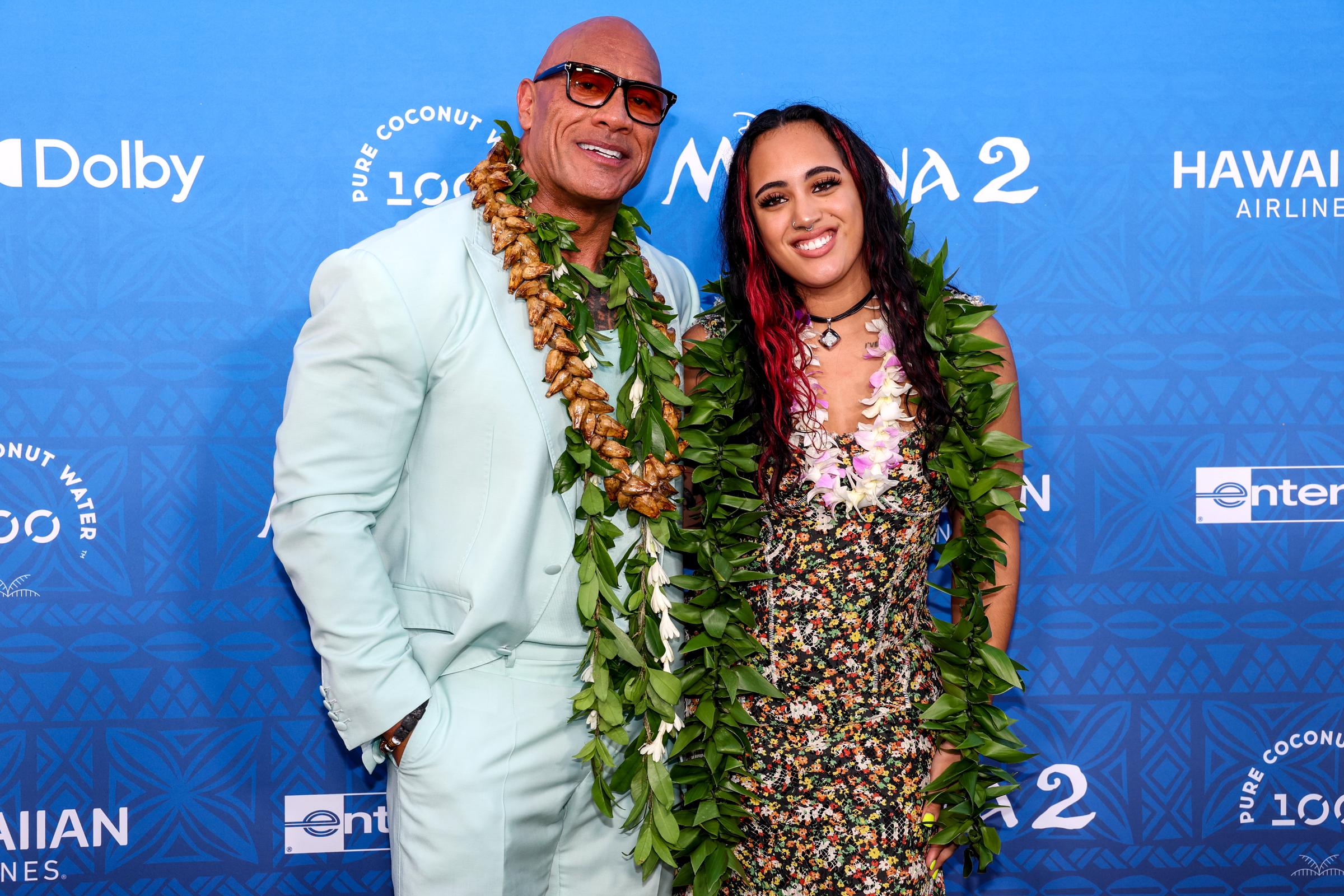 Dwayne et Simone Johnson à la première de "Moana 2" le 21 novembre 2024 | Source : Getty Images