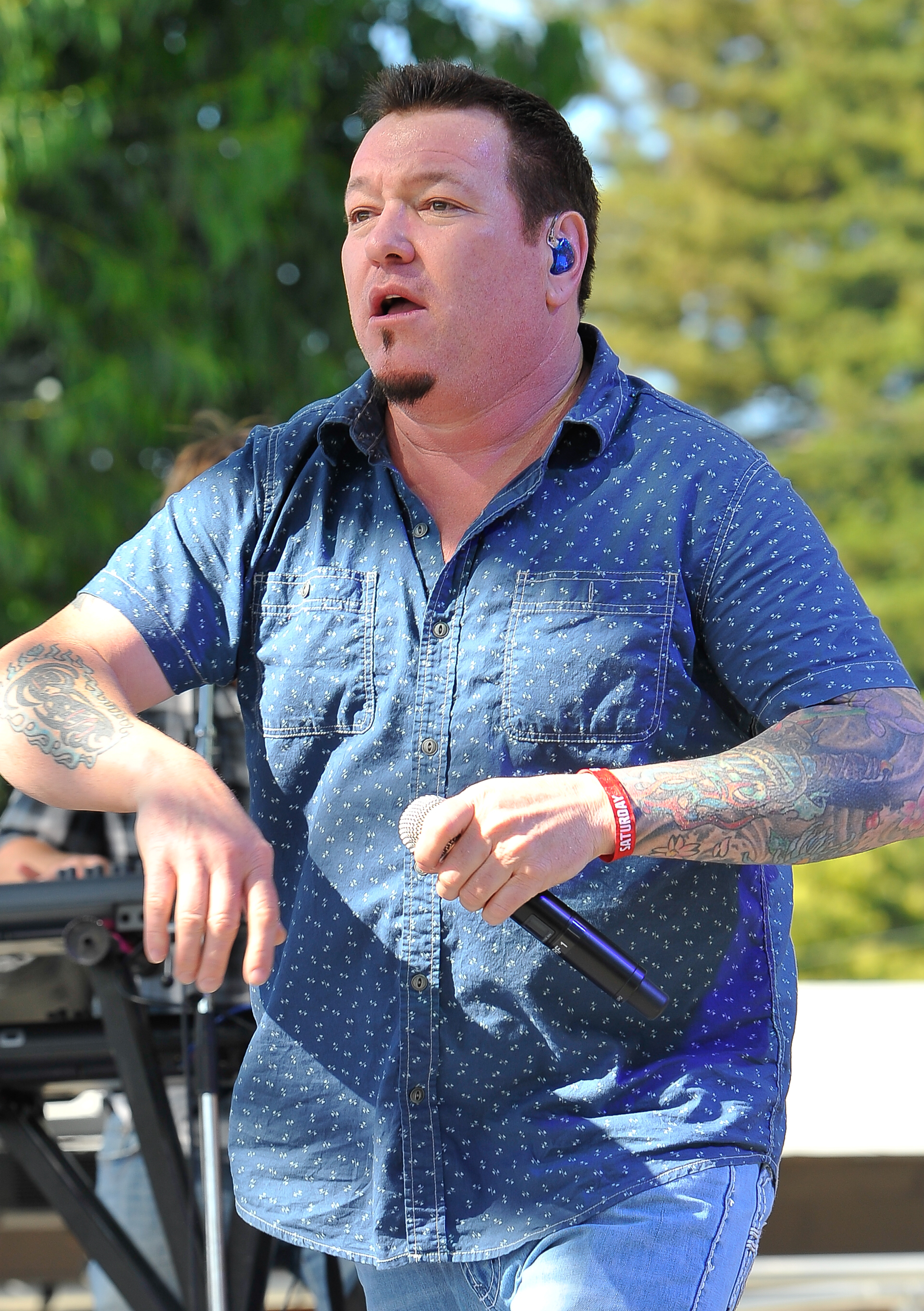 Steve Harwell de Smash Mouth se produit au BottleRock Napa Valley Music Festival à Napa Valley Expo le 31 mai 2014, à Napa, Californie | Source : Getty Images