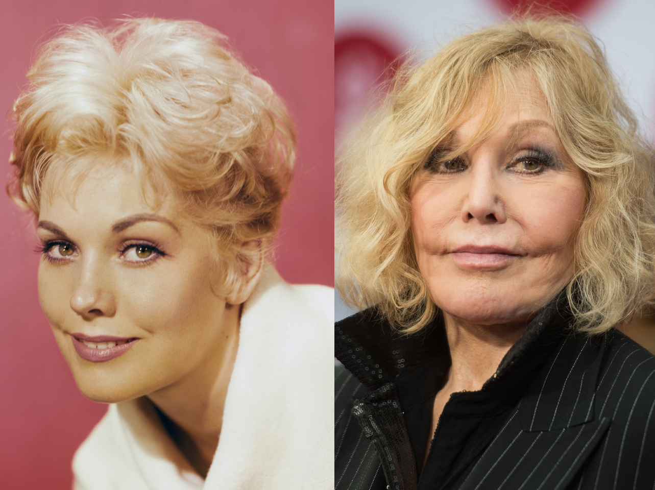 Kim Novak en 1956 | Kim Novak en 2014