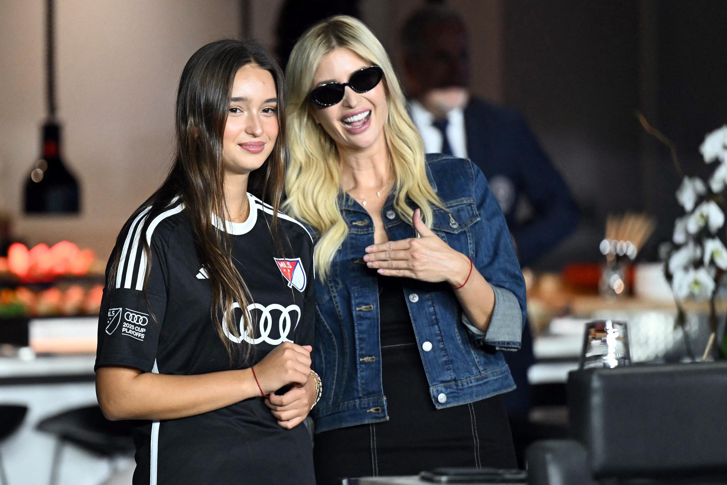 Ivanka Trump et Arabella à Fort Lauderdale, en Floride, le 8 novembre 2025 | Source : Getty Images