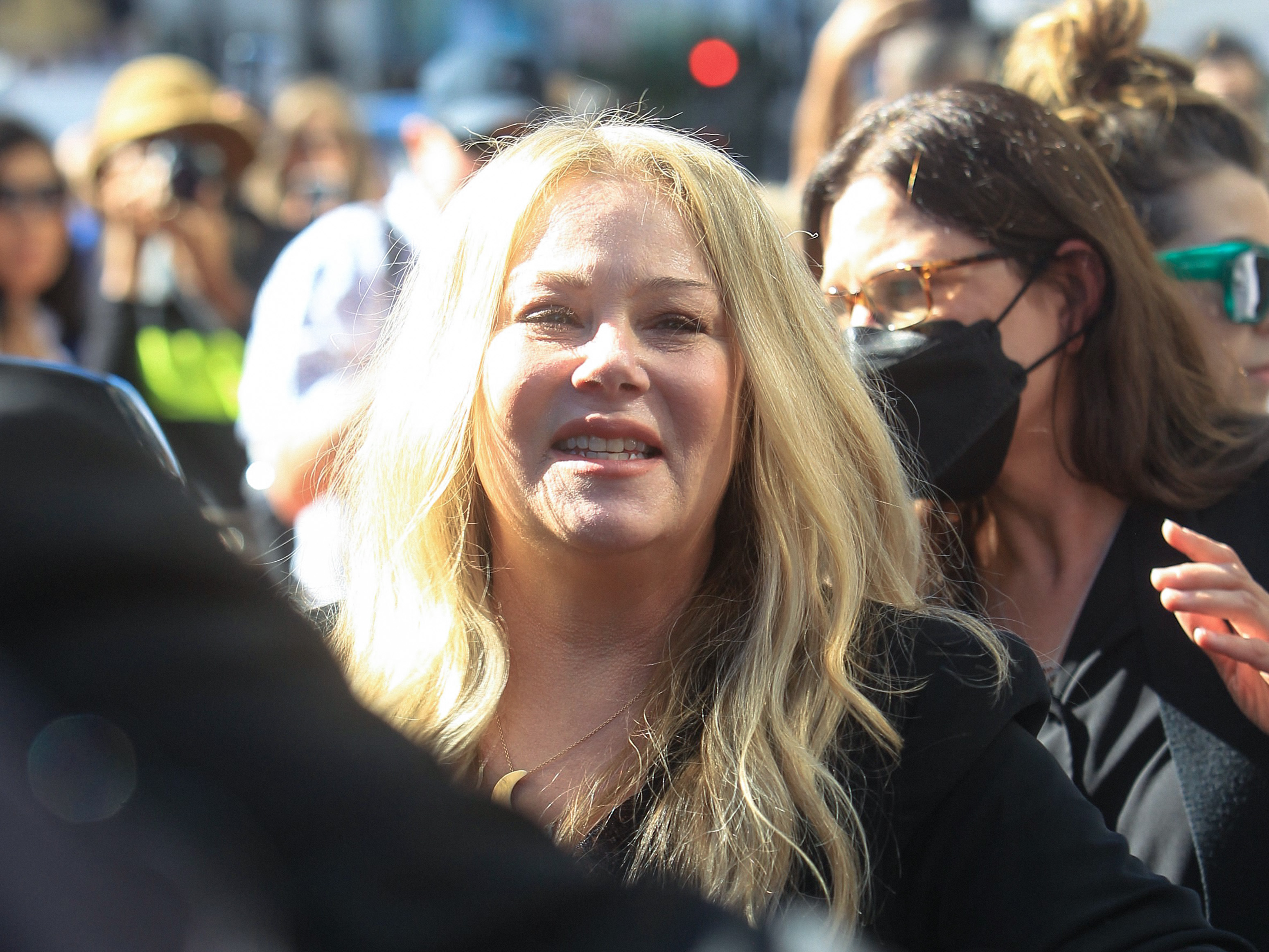 Christina Applegate lors de la cérémonie de remise de son étoile au Hollywood Walk of Fame le 14 novembre 2022 à Los Angeles | Source : Getty Images