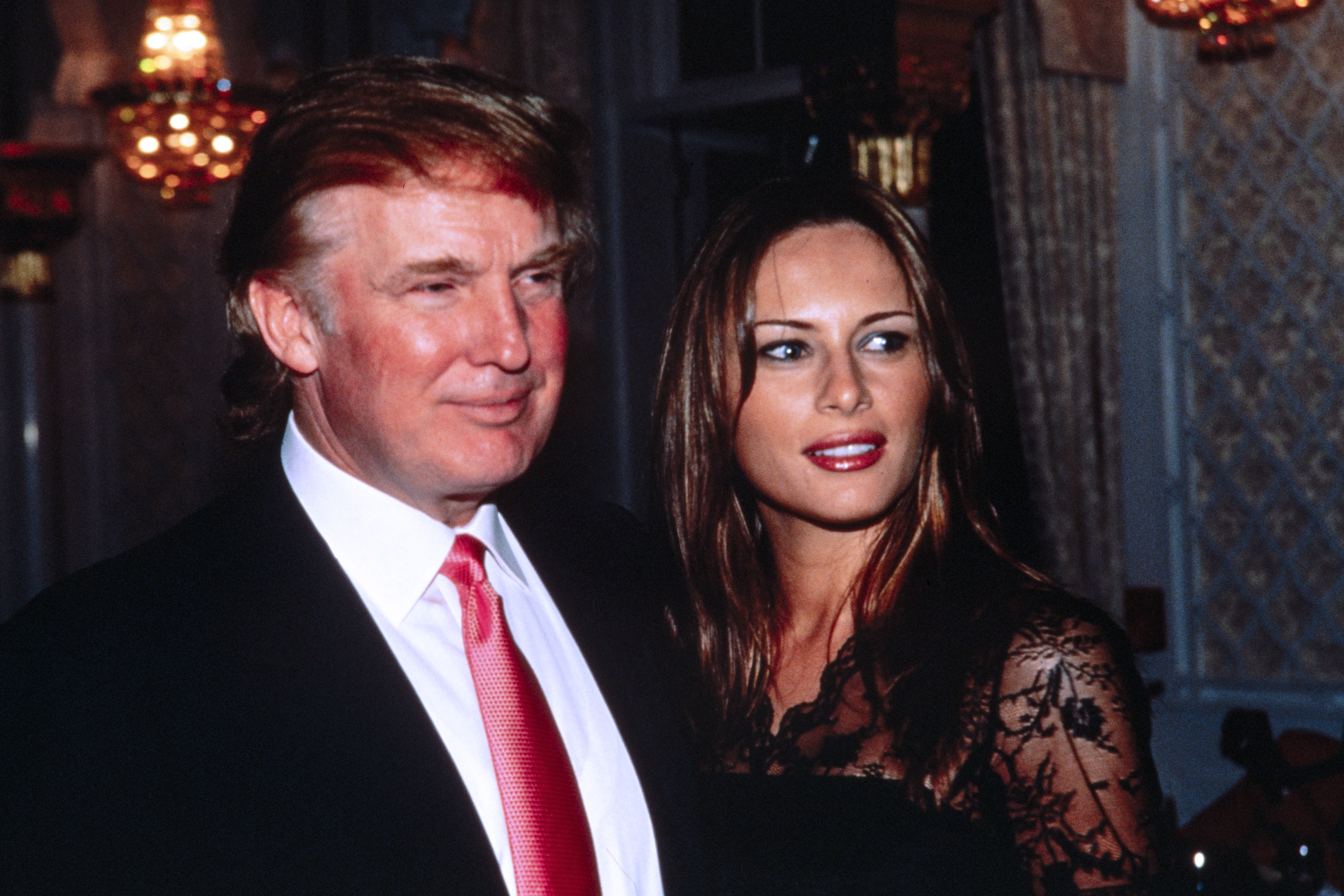 Donald et Melania Trump vers 1999. | Source : Getty Images