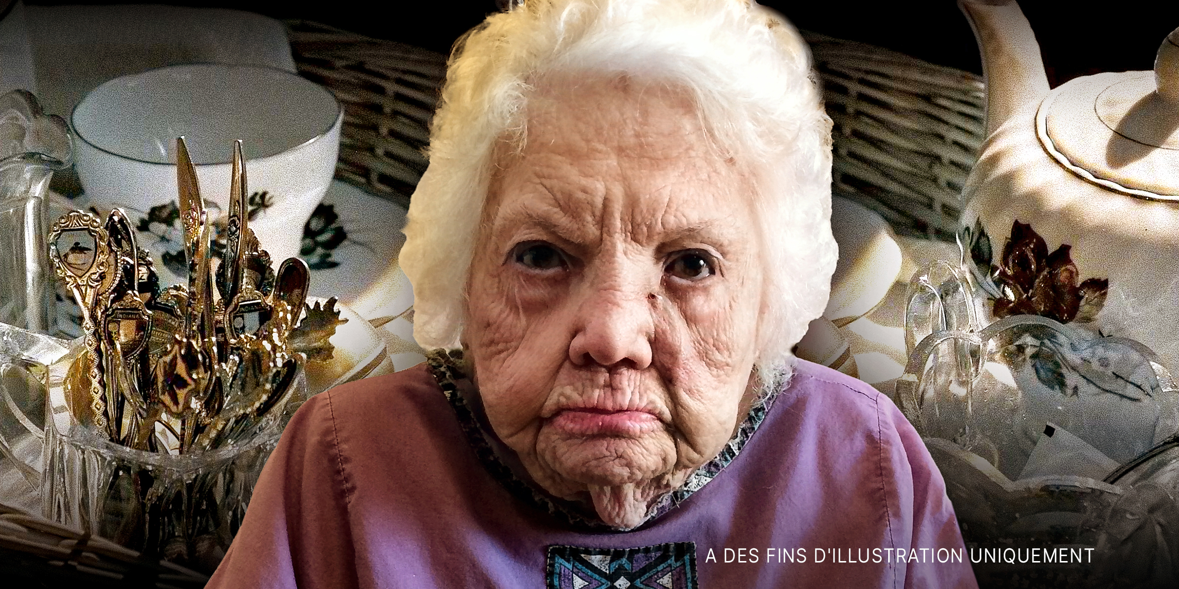 Une femme âgée en colère | Source : Flickr