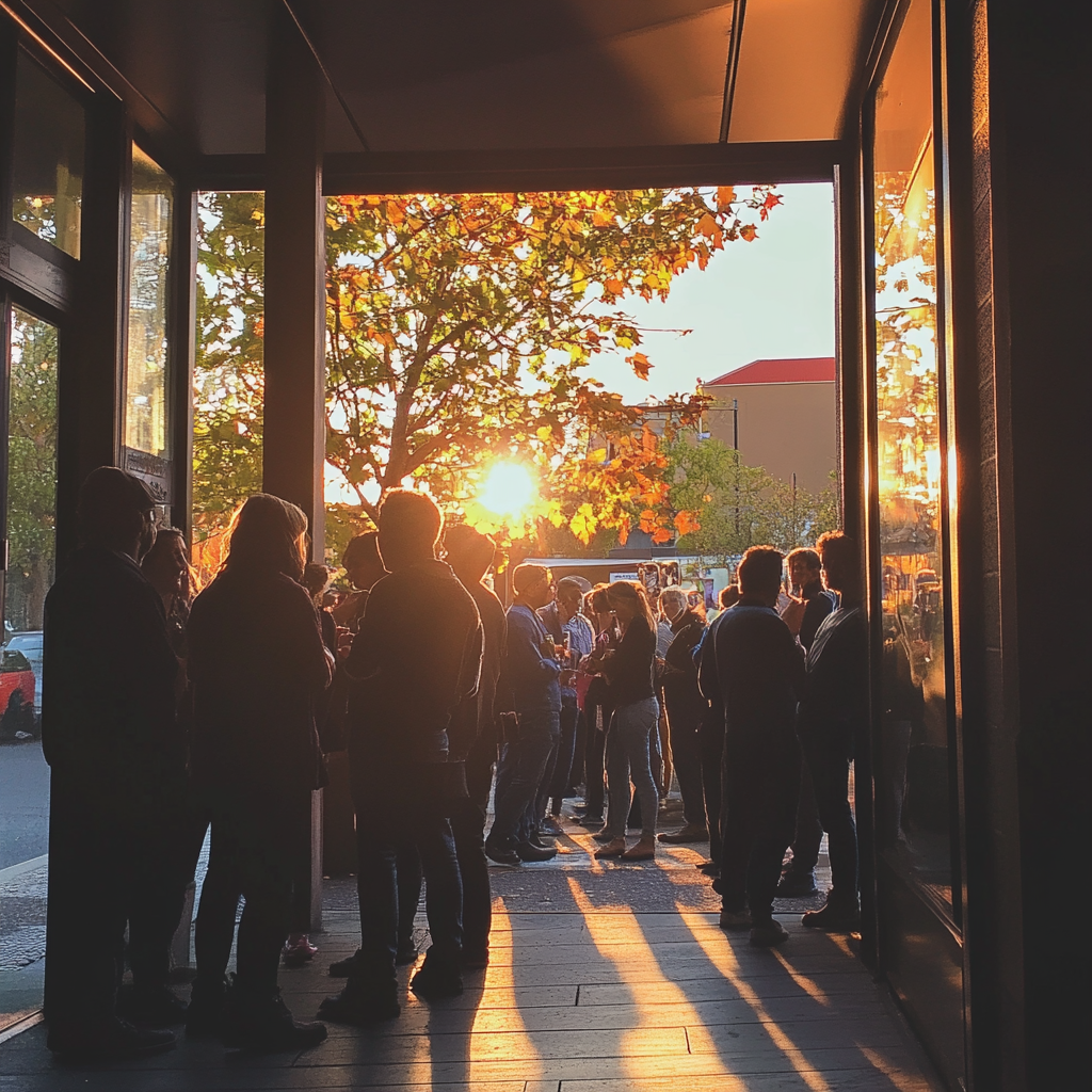 Une foule de personnes | Source : Midjourney