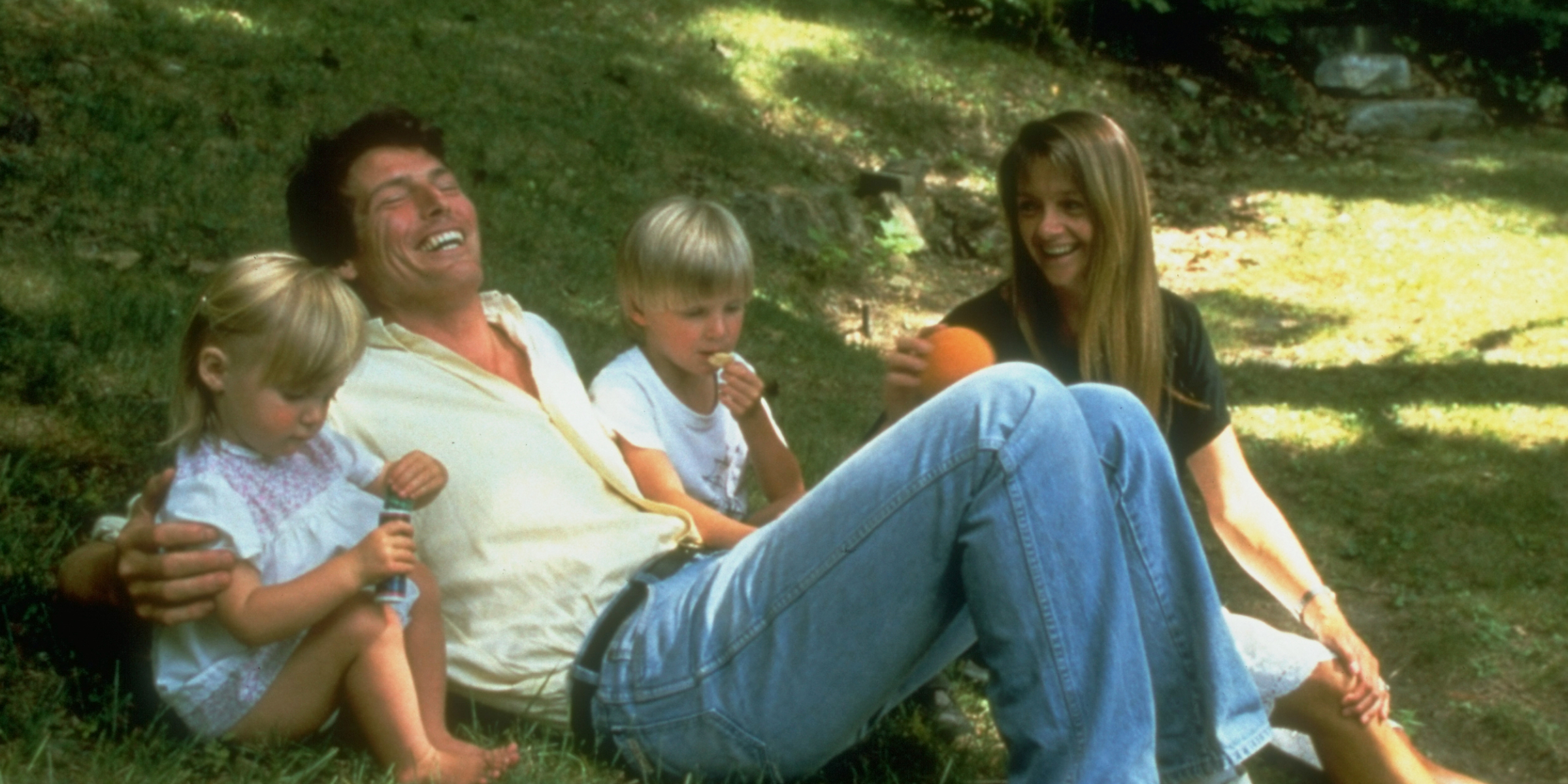 Christopher Reeve avec ses enfants | Source : Getty Images