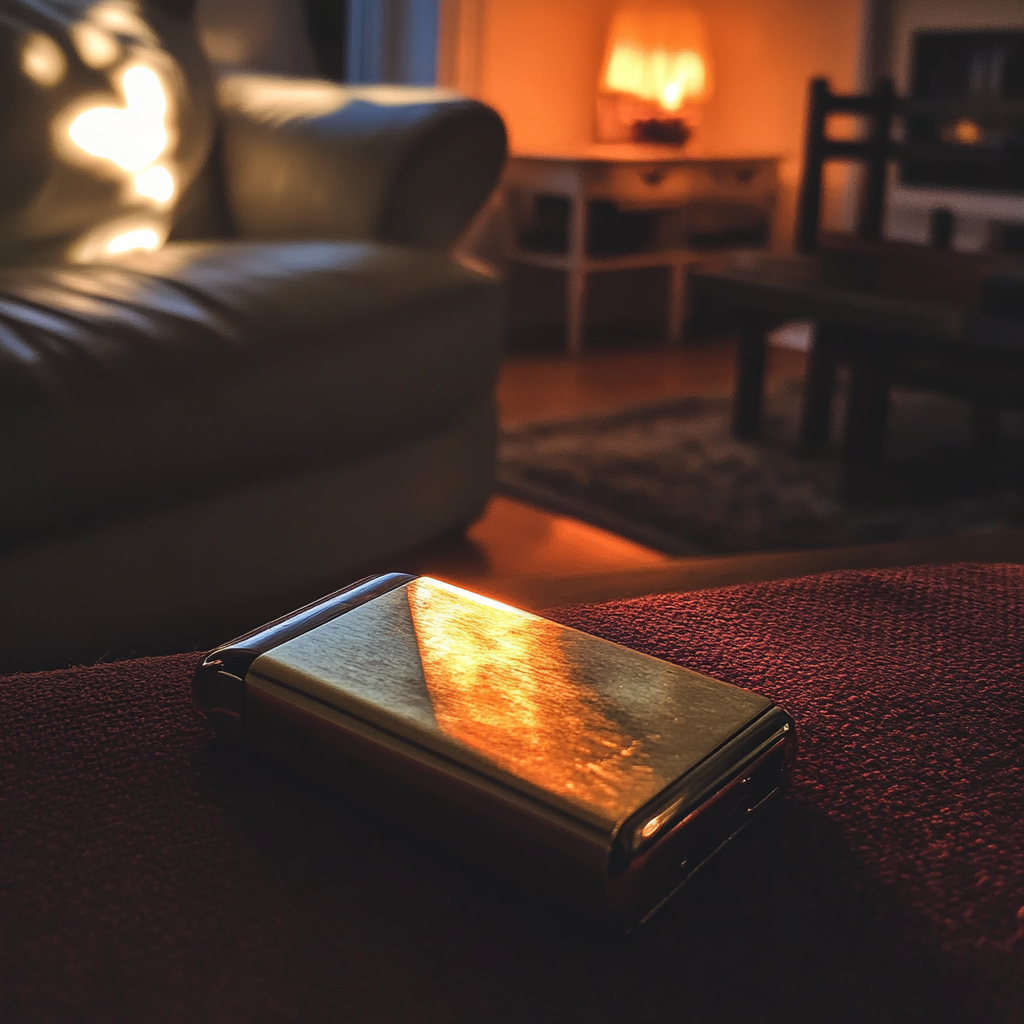 Un briquet sur une table | Source : Midjourney