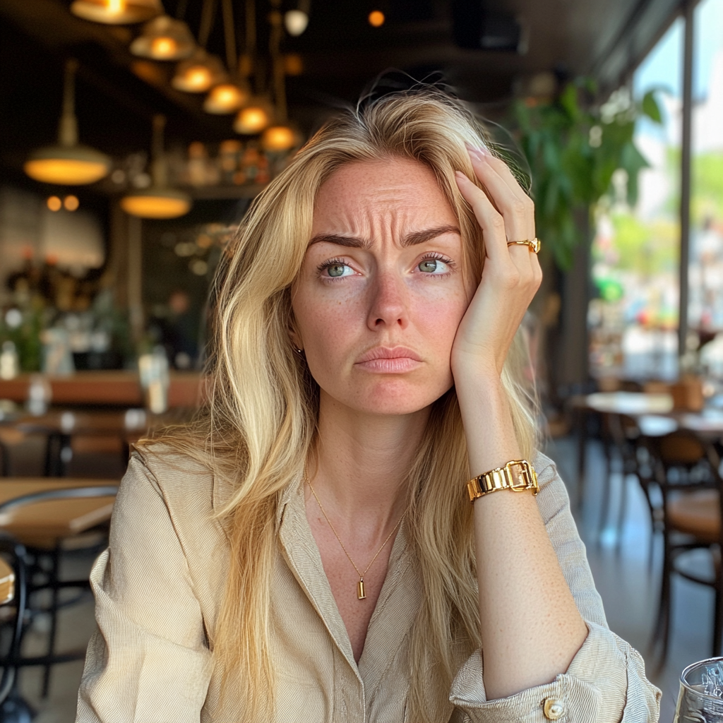 Une femme qui fronce les sourcils | Source : Midjourney