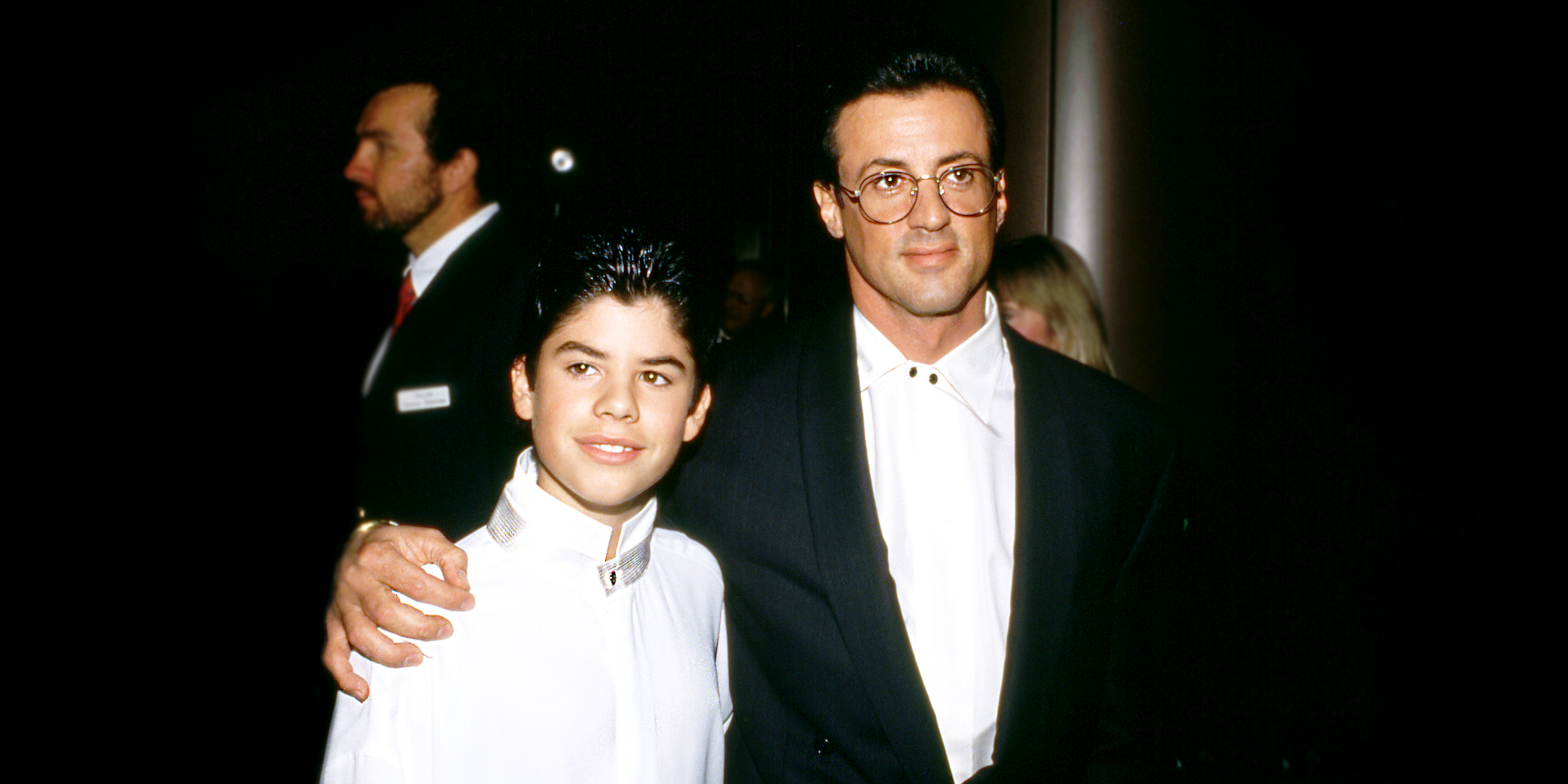 Sage et Sylvester Stallone | Source : Getty Images