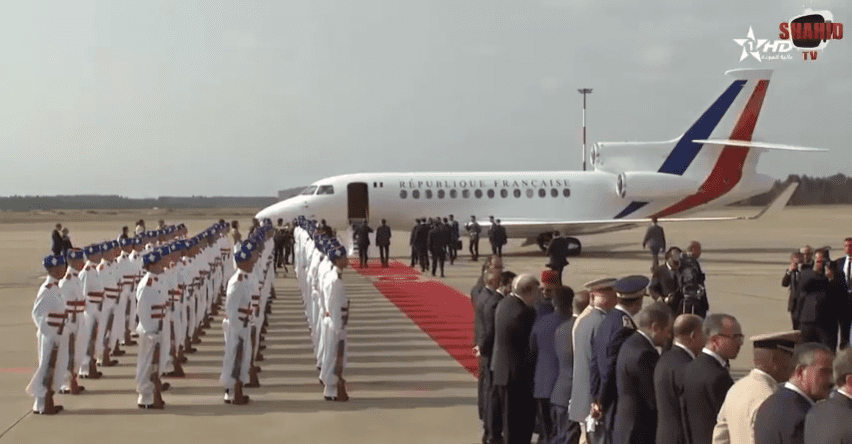 Arrivée au Maroc du président français Emmanuel Macron | Youtube : Buzz News