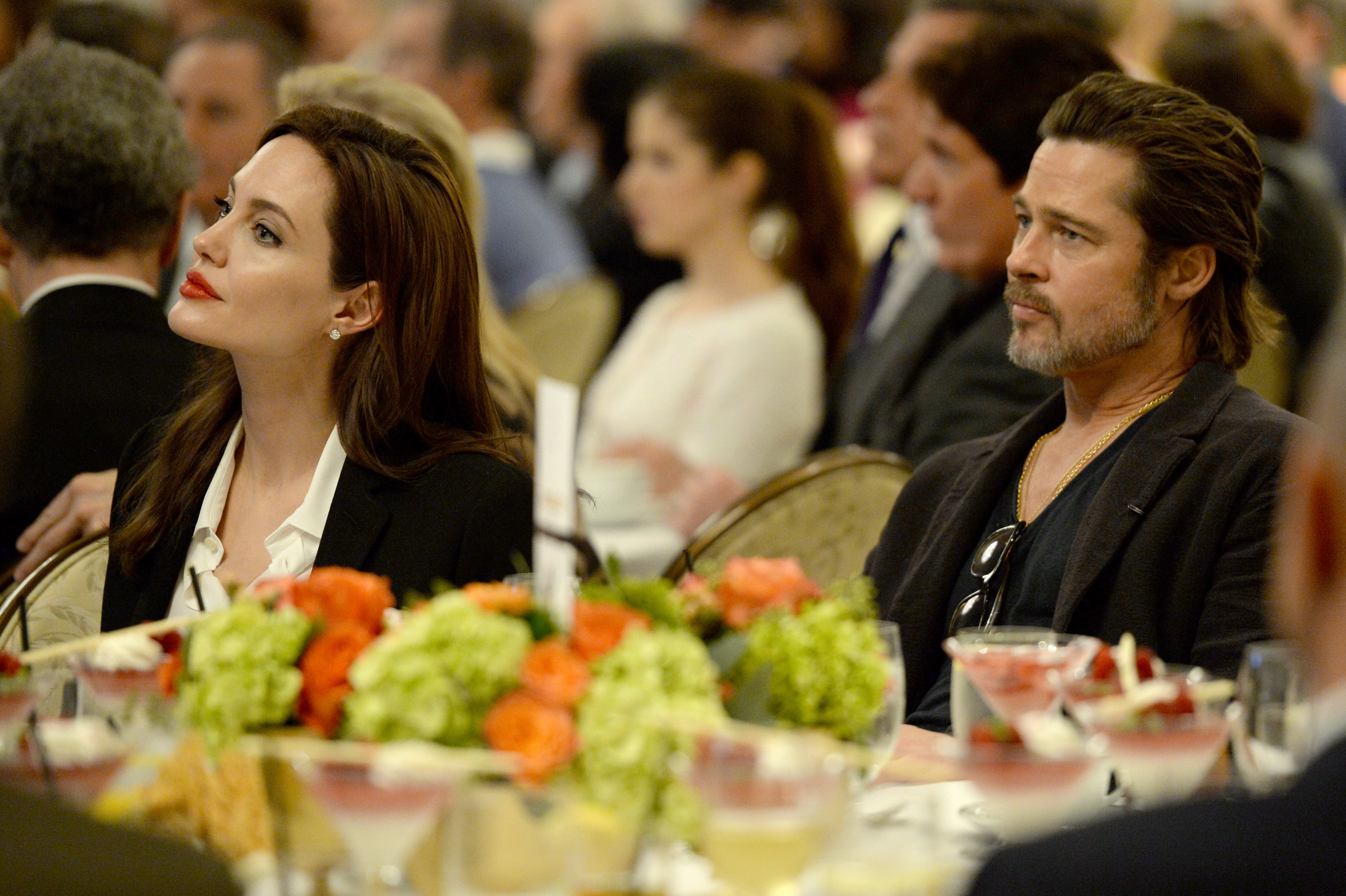 Angelina Jolie et Brad Pitt assistent au 15e déjeuner annuel des AFI Awards, le 9 janvier 2015, à Beverly Hills, en Californie. | Source : Getty Images