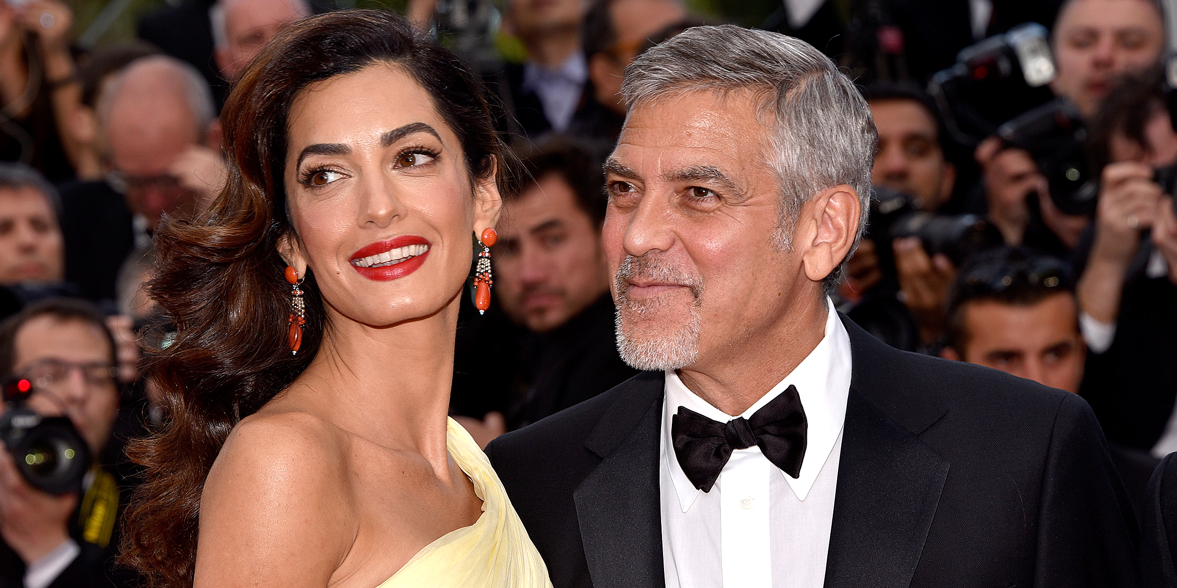 Amal et George Clooney | Source : Getty Images