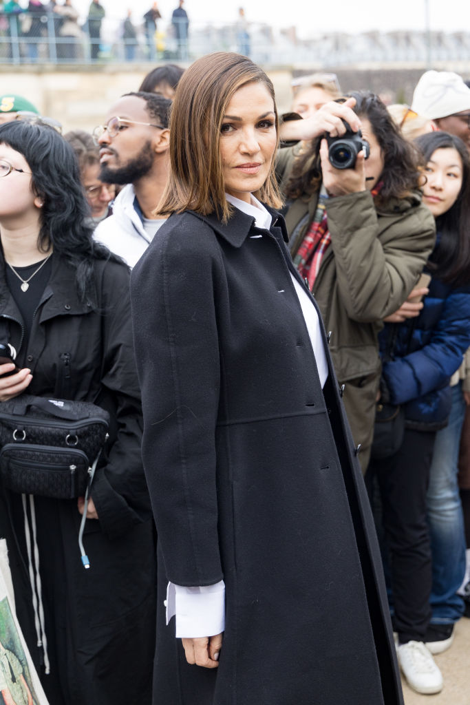 Nadia Farès assiste au défilé Christian Dior Femme Automne-Hiver 2024-2025 dans le cadre de la Fashion Week de Paris, le 27 février 2024 à Paris, en France I Source : Getty Images