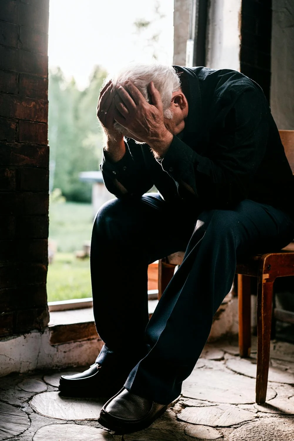 Un homme âgé triste | Source : Pexels