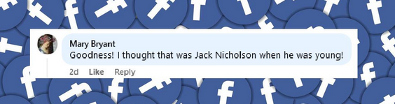 Une fan commente la forte ressemblance entre Ray Nicholson et son père Jack Nicholson, sur un post daté du 21 octobre 2024 | Source : Facebook/FoxNews