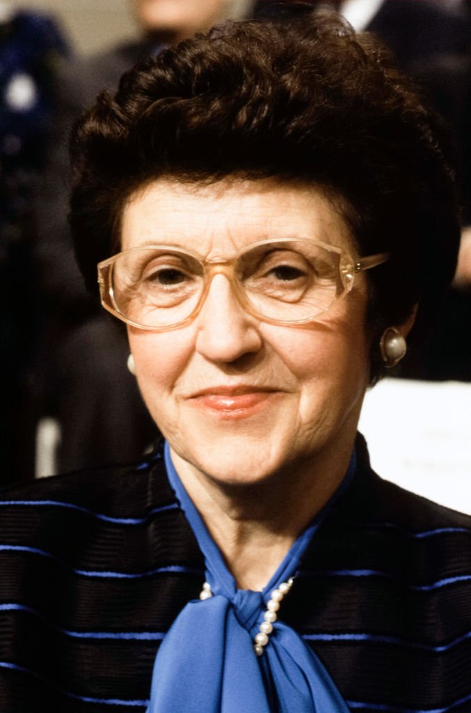 Marie Delors, épouse de Jacques Delors le 23 janvier 1990 à Paris, France. | Photo : Getty Images