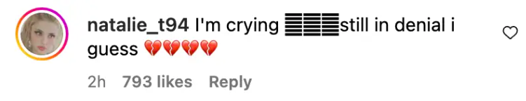 Commentaire d'un fan sur l'hommage de Matt LeBlanc, daté du 14 novembre 2023 | Source : Instagram/mleblanc