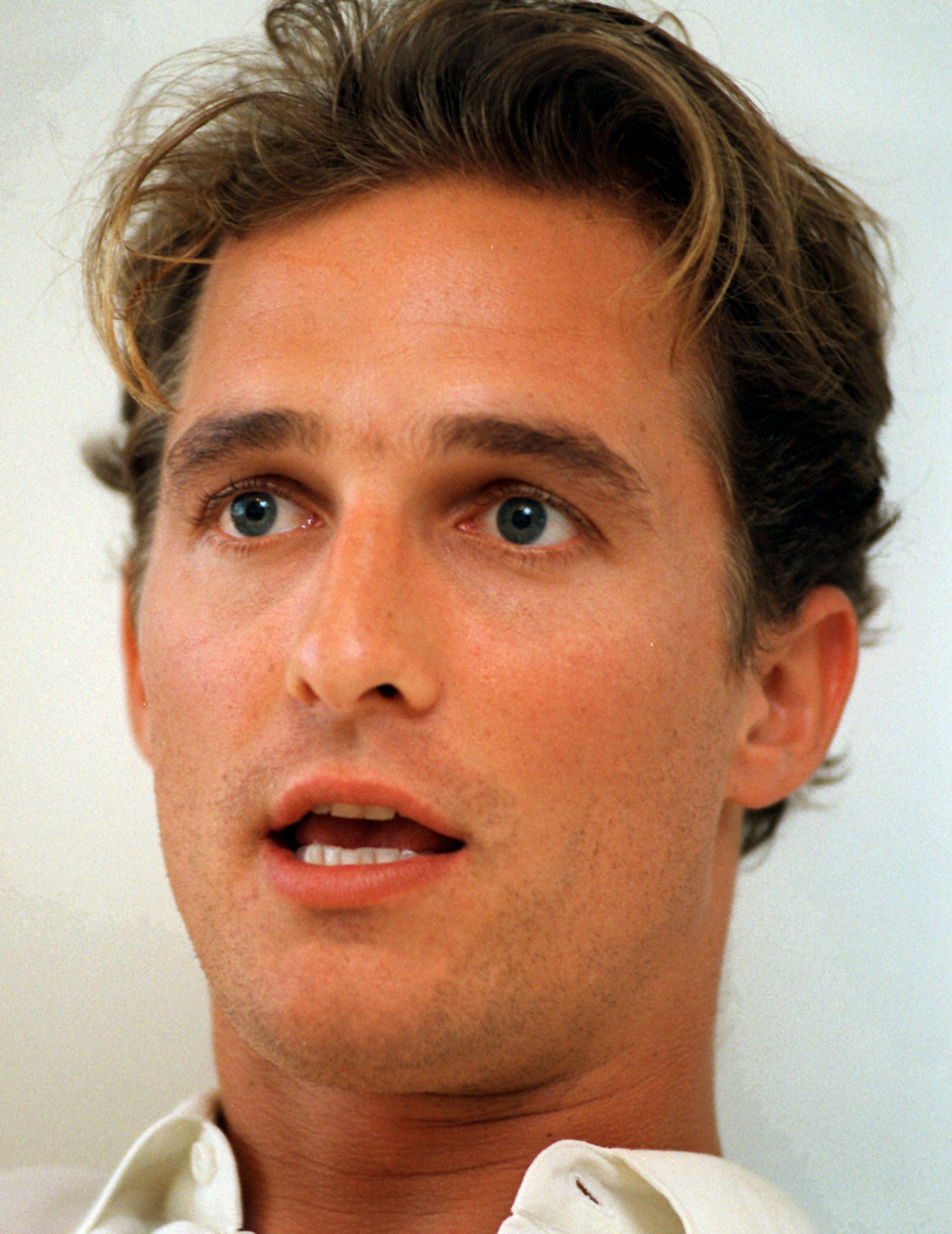 Matthew McConaughey parle à Tokyo, au Japon, en 1997 | Source : Getty Images