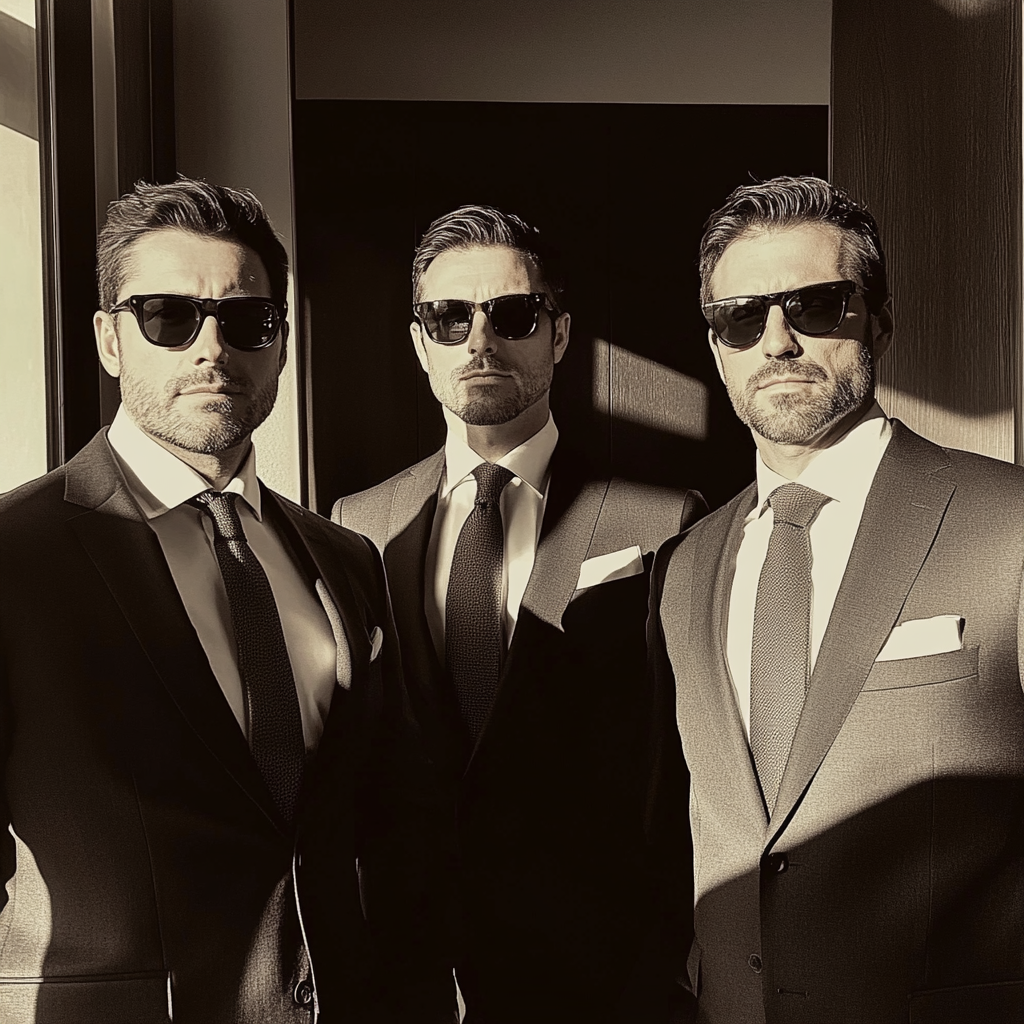 Trois hommes d'affaires | Source : Midjourney