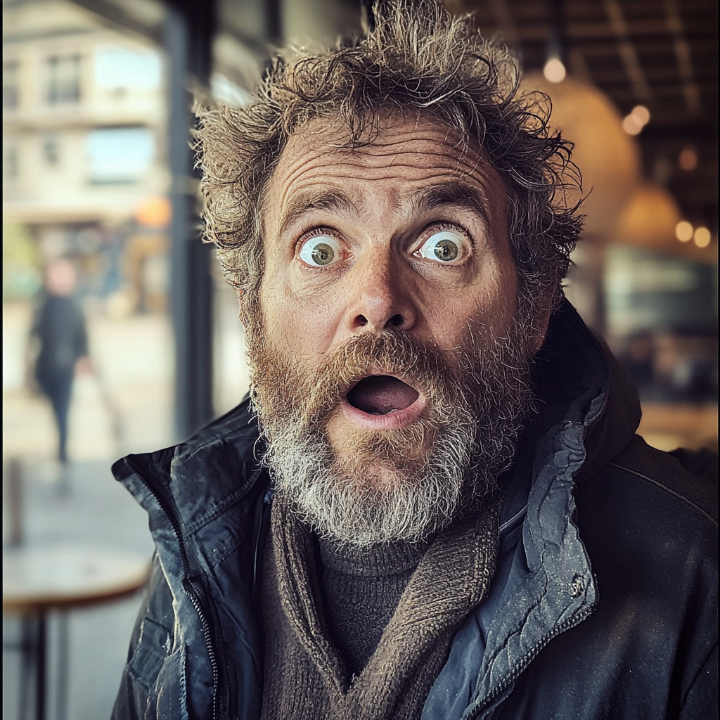 A shocked man | Source: Midjourney