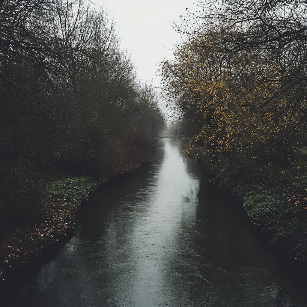 Vue d'une rivière | Source : Midjourney