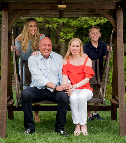 alk show host Steve Wilkos is photographed with wife Rachelle, children Ruby and Jack for Closer Weekly Magazine on May 11, 2017 at home in Connecticut. PUBLISHED IMAGE. (Photo by Phil Penman/Contour by Getty Images)