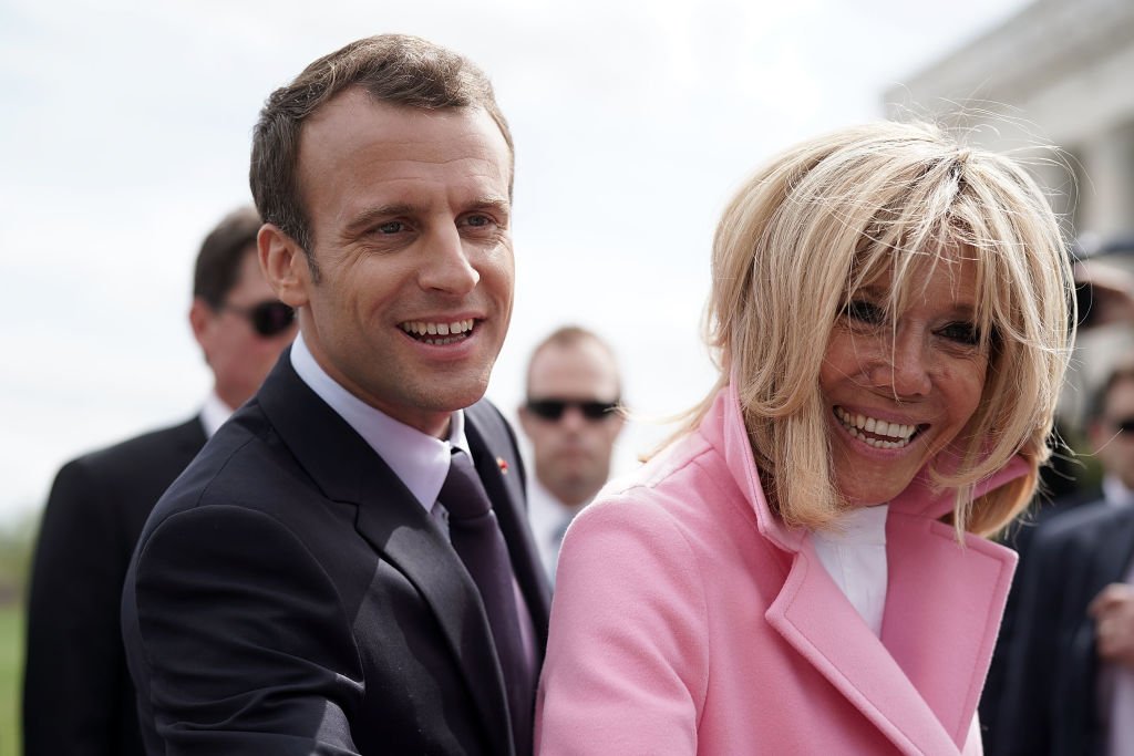 Le couple présidentiel souriant. | Photo : Getty Images