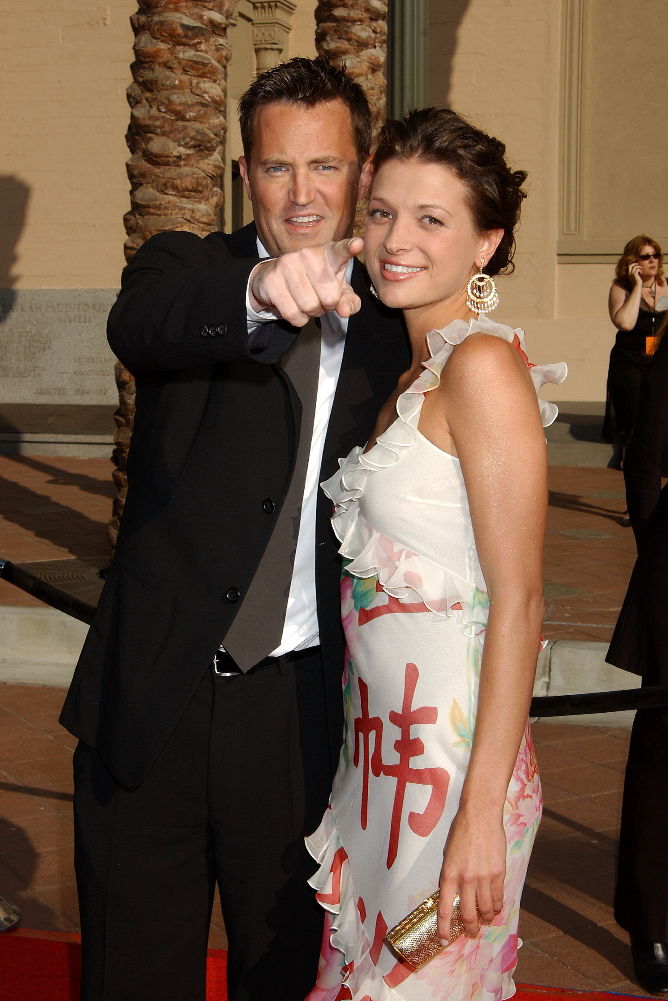 Matthew Perry et Rachel Dunn pendant les Emmy Creative Arts Awards 2003 le 13 septembre 2003 à Los Angeles, Californie | Source : Getty Images
