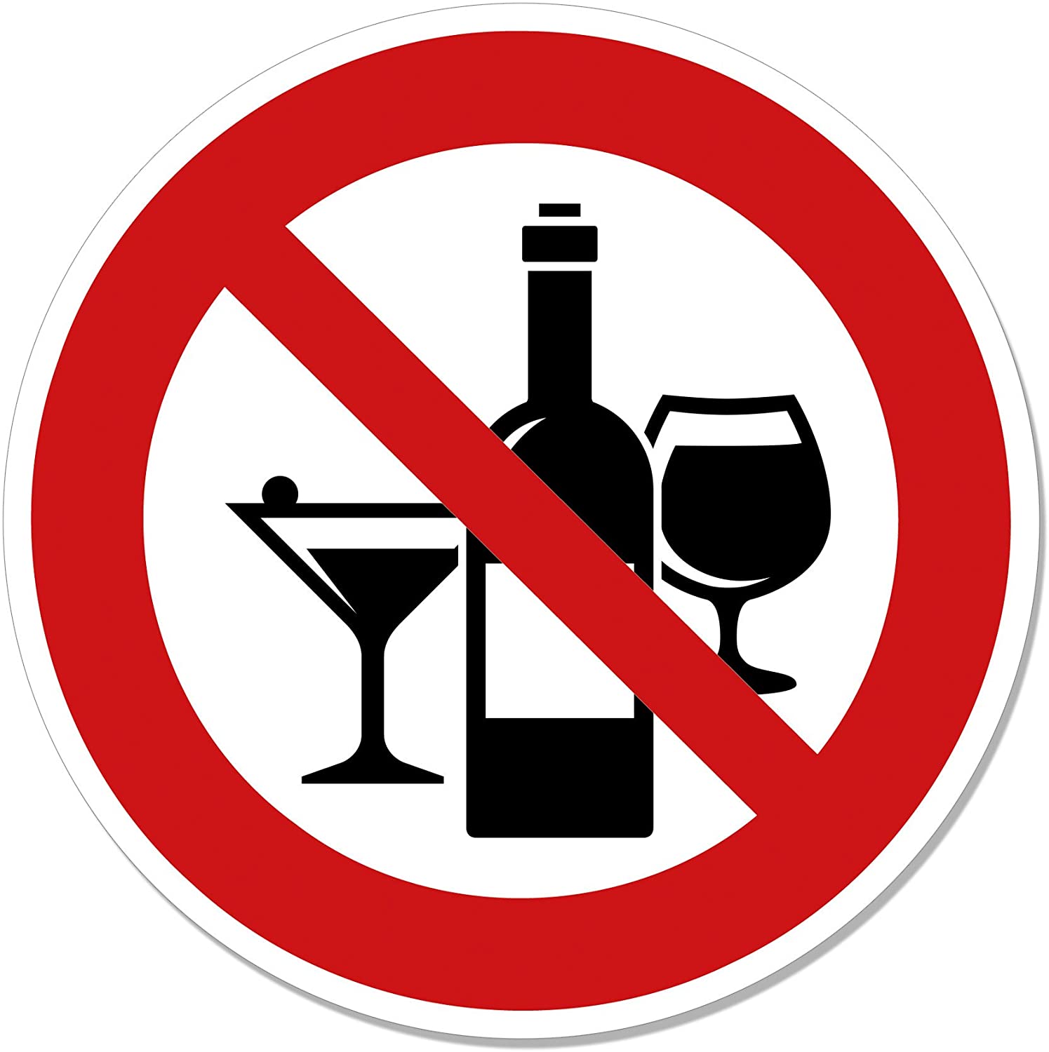 Panneau d'interdiction d'alcool. | Photo : Unsplash