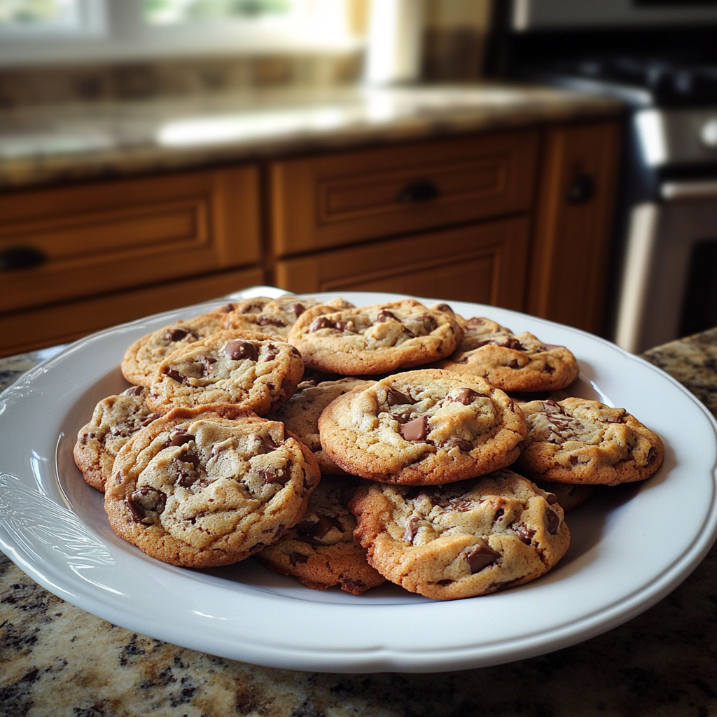 Une assiette de biscuits | Source : Midjourney