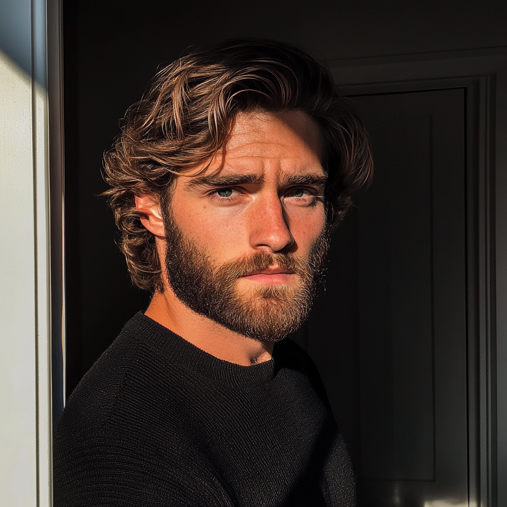 Un homme qui fronce les sourcils | Source : Midjourney