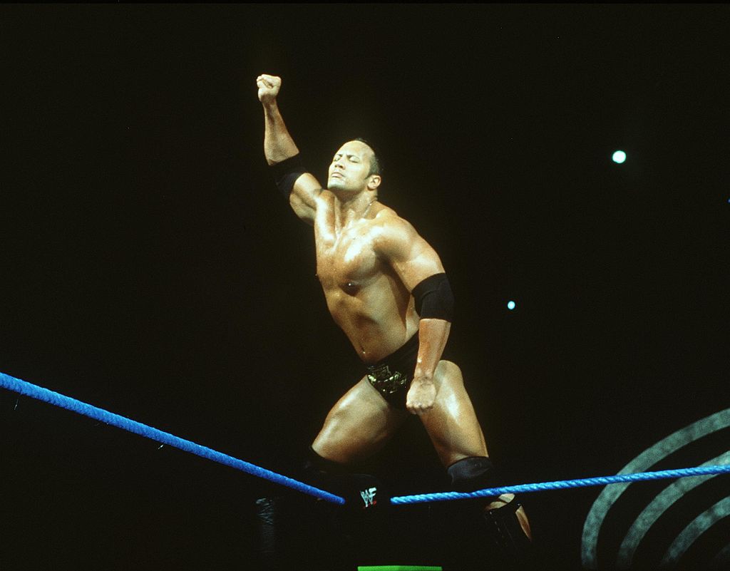 Dwayne "The Rock" Johnson le 12 juin 2000 à Los Angeles. l Source : Getty Images