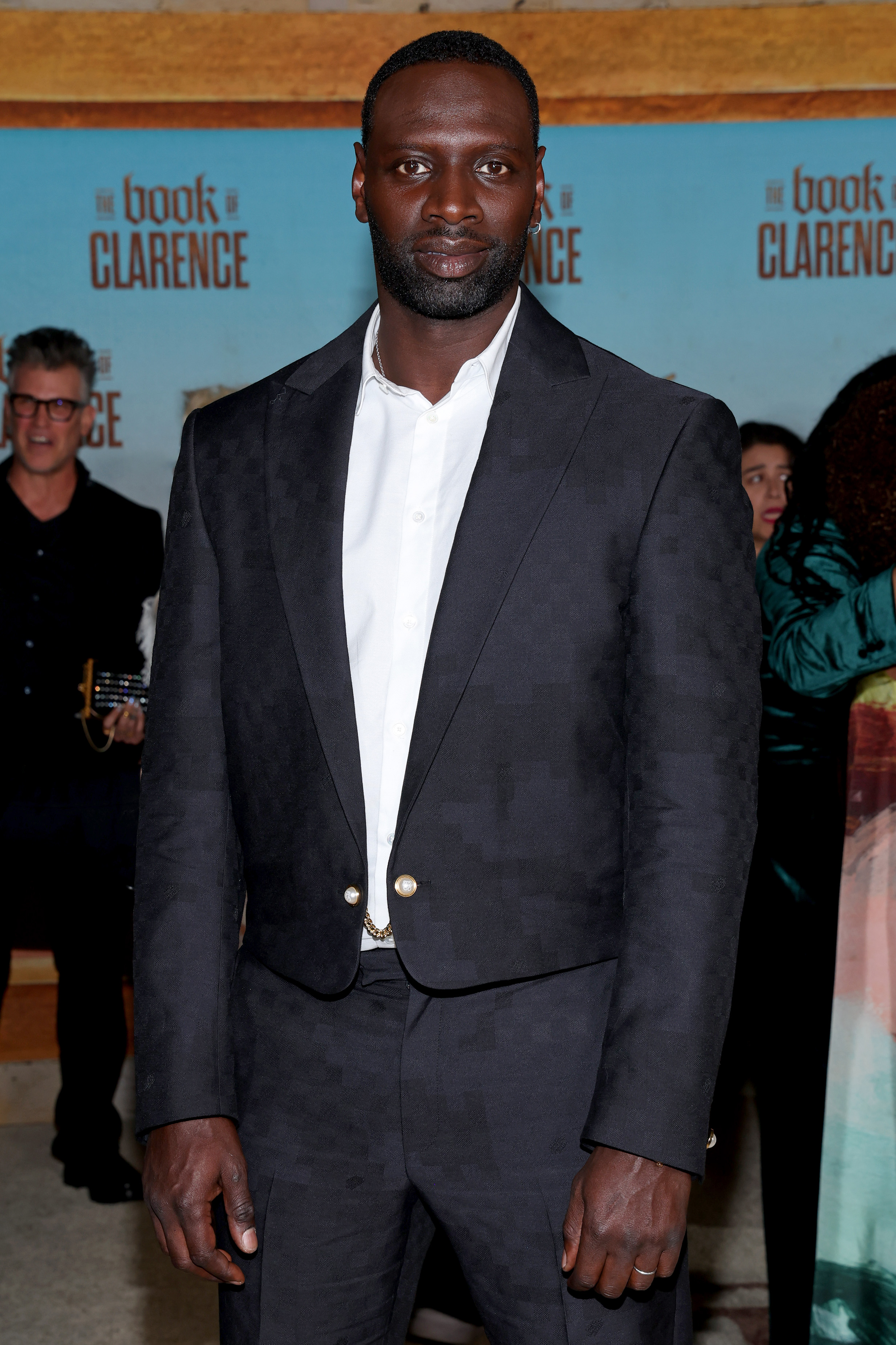 Omar Sy assiste à la première à Los Angeles du film "The Book Of Clarence" de Sony Pictures à l'Academy Museum of Motion Pictures, le 5 janvier 2024 à Los Angeles, en Californie I Source : Getty Images