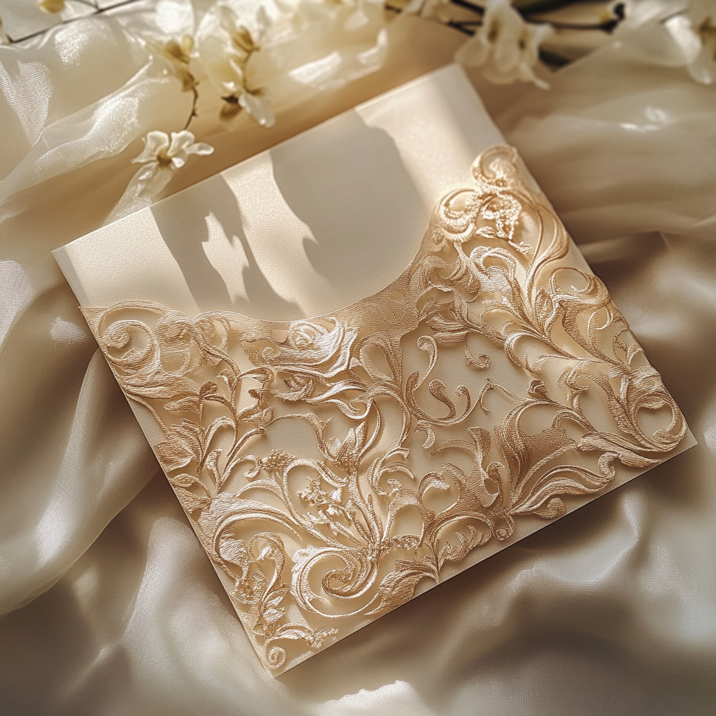 Une belle invitation de mariage | Source : Midjourney