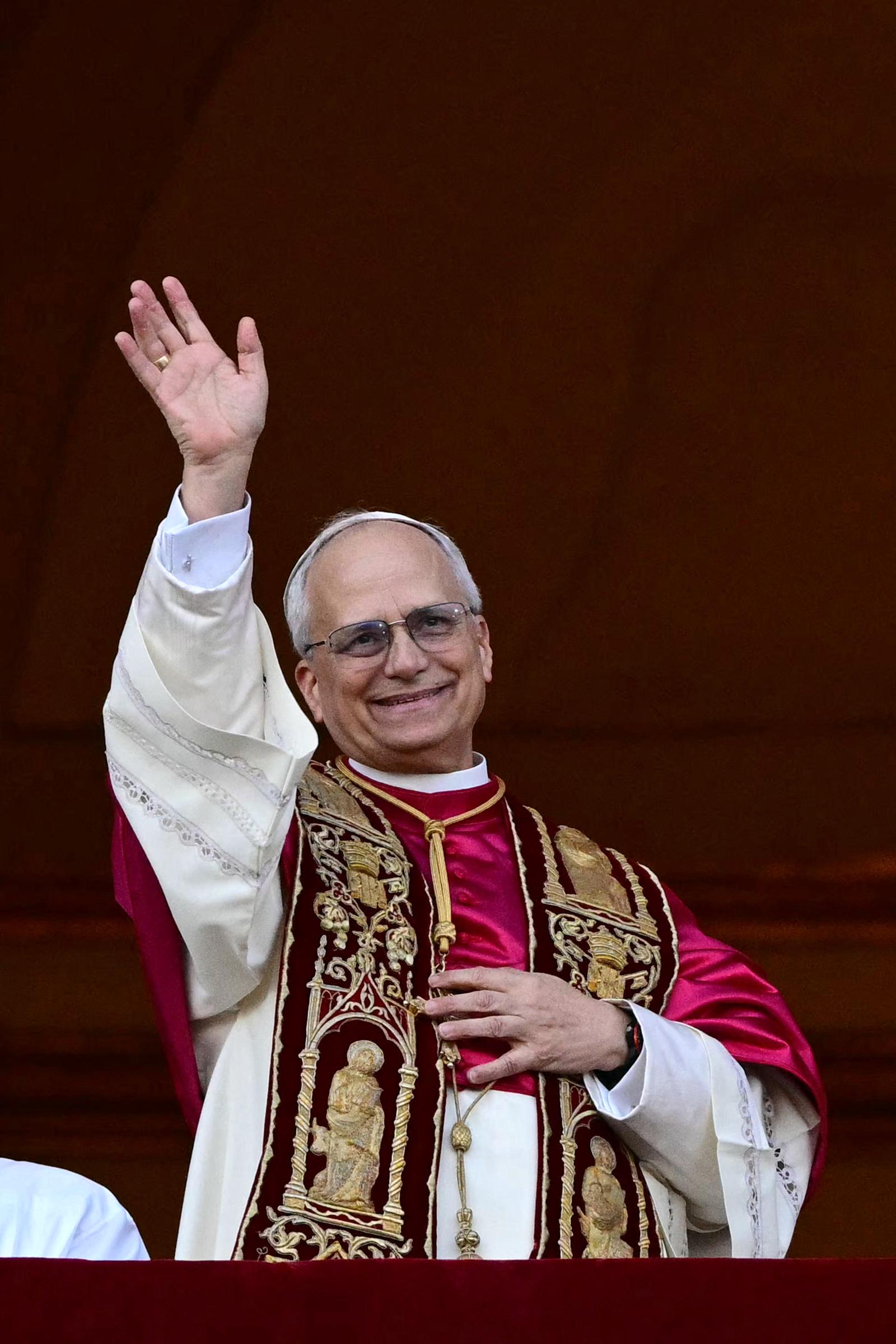 Le pape nouvellement élu Léon XIV, Robert Francis Prevost I Source : Getty Images