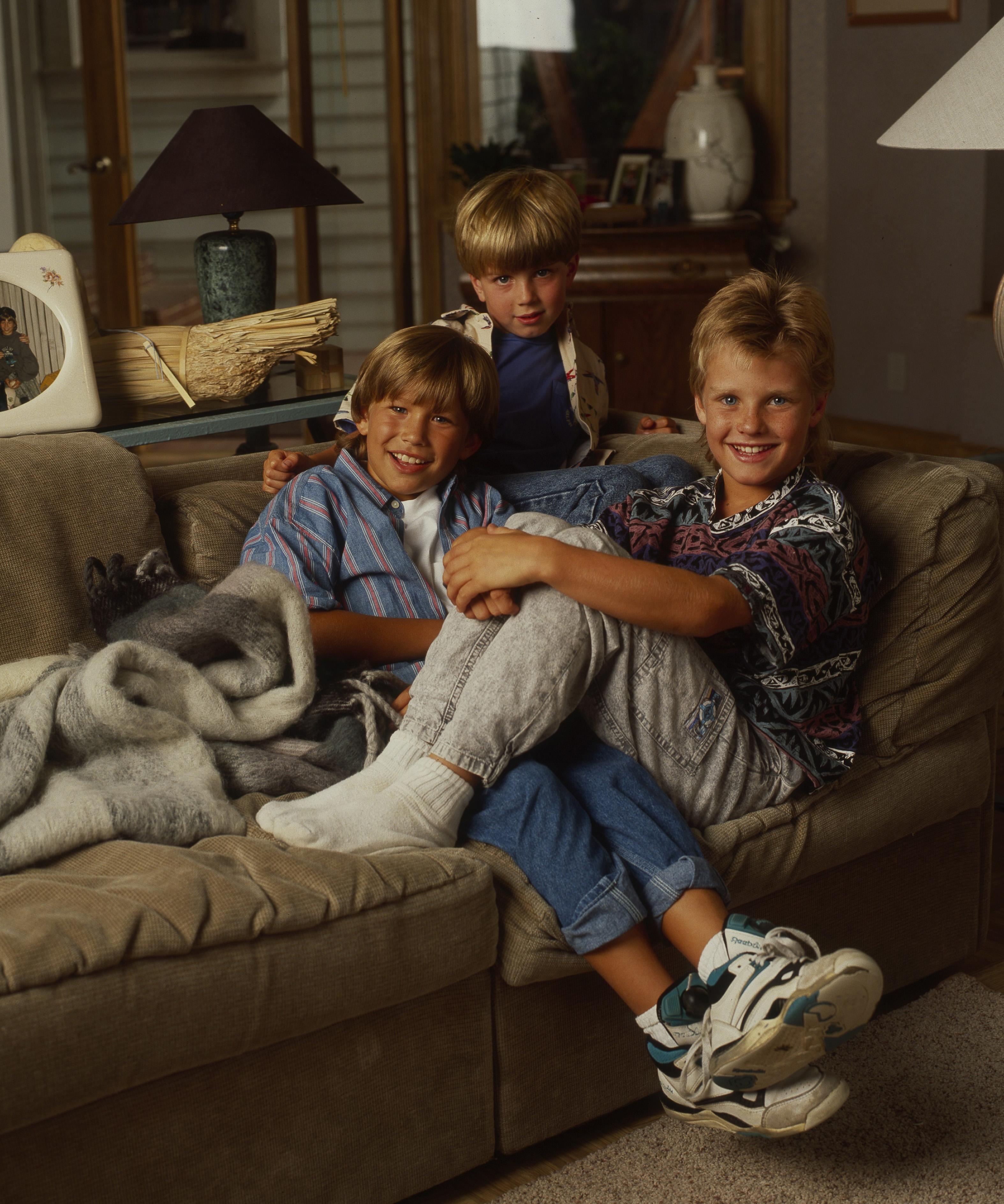 Les enfants Taylor sur le plateau de "Home Improvement" en 1991 | Source : Getty Images