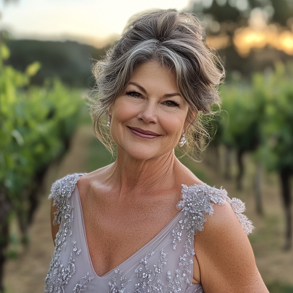 Une mère de mariée souriante | Source : Midjourney