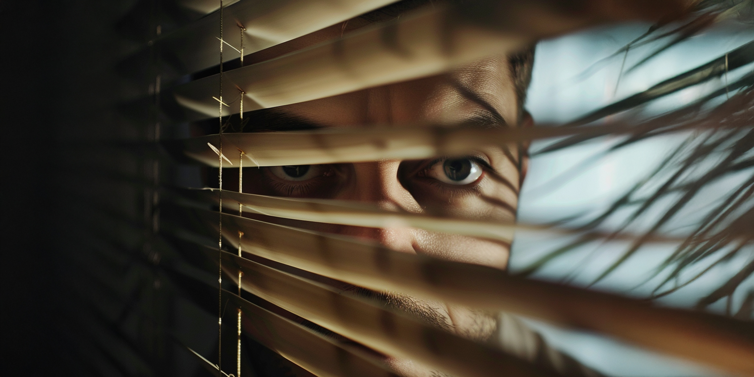 Un homme qui regarde par la fenêtre | Source : Midjourney